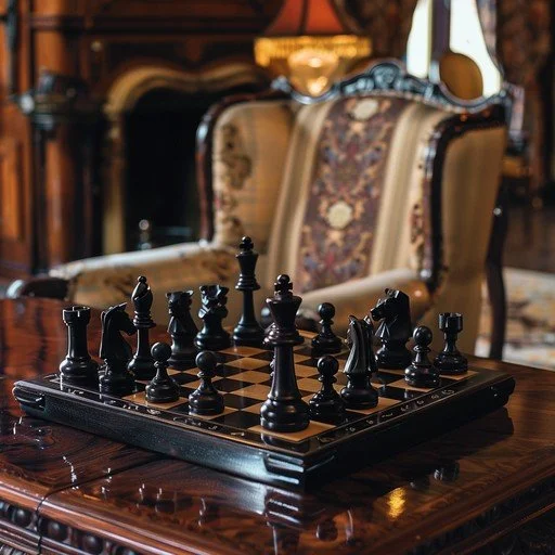 Father’s afternoon game in the lounge