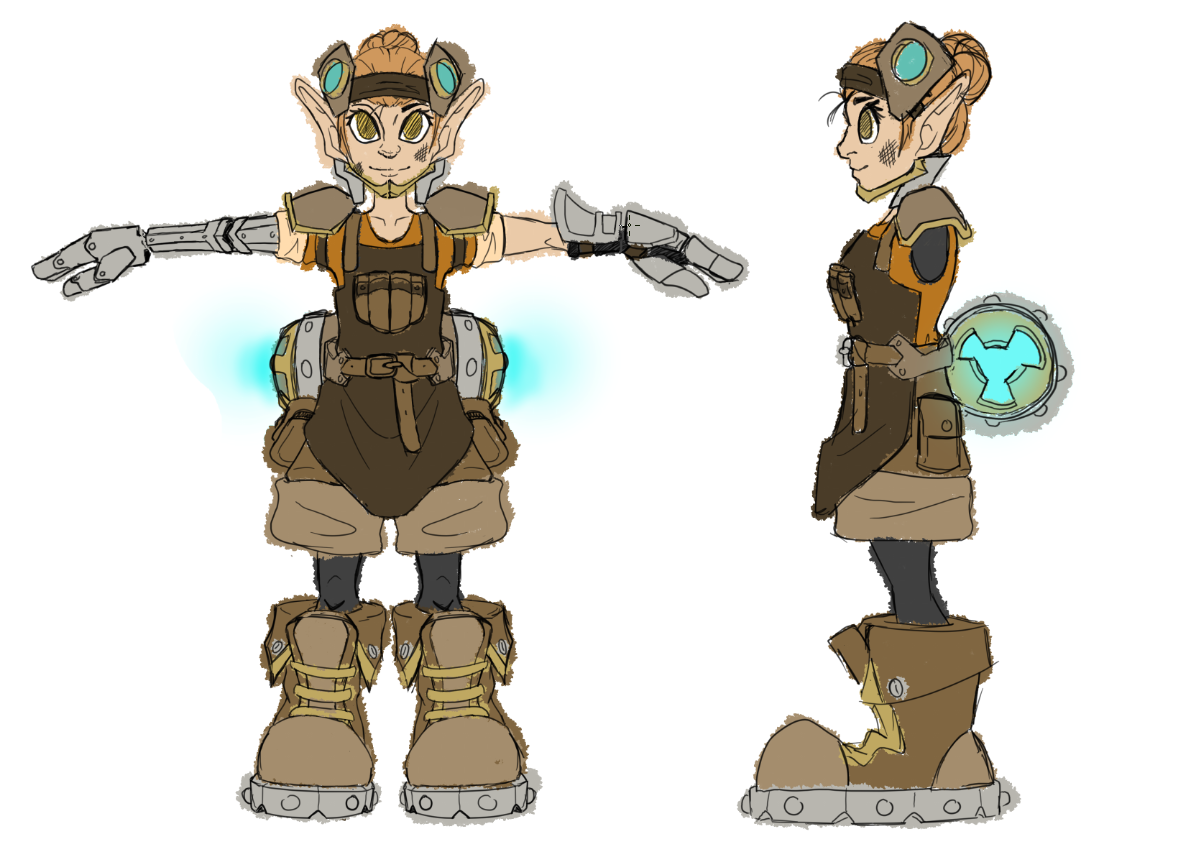 Preliminary Sketches of Molly