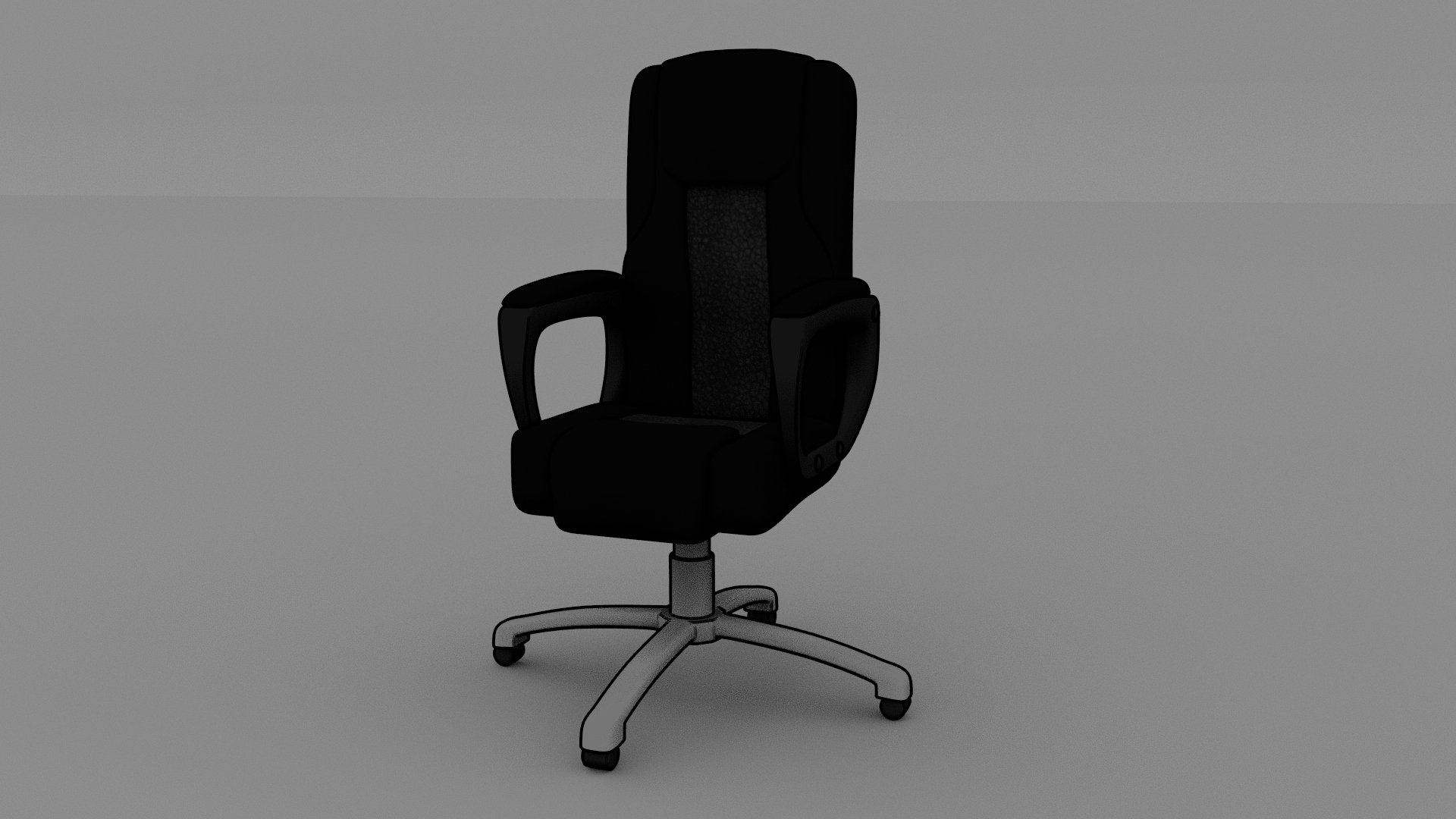 Cell Shaded Computer Chair