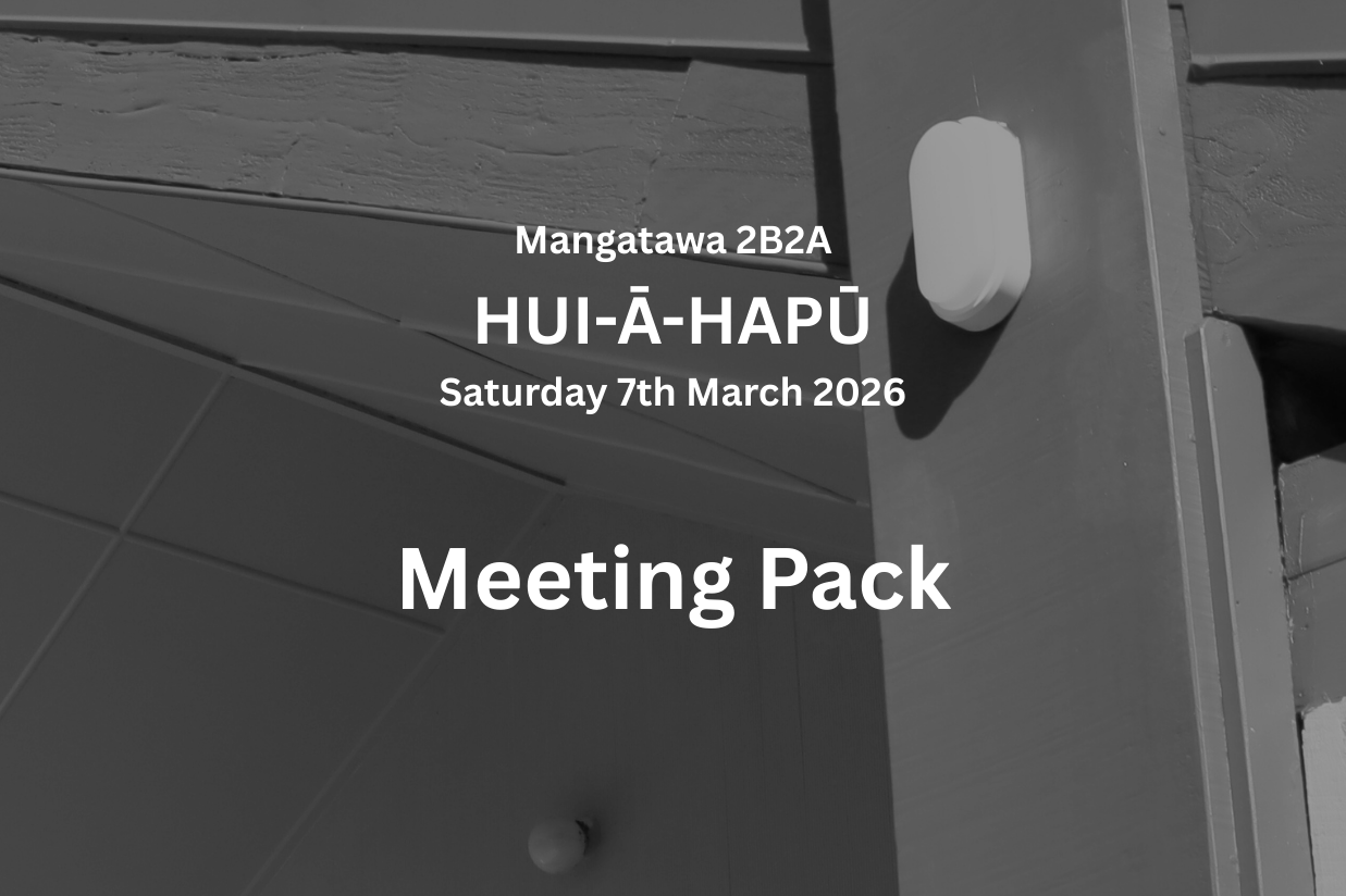 Hui ā Hapū Meeting Pack 2026