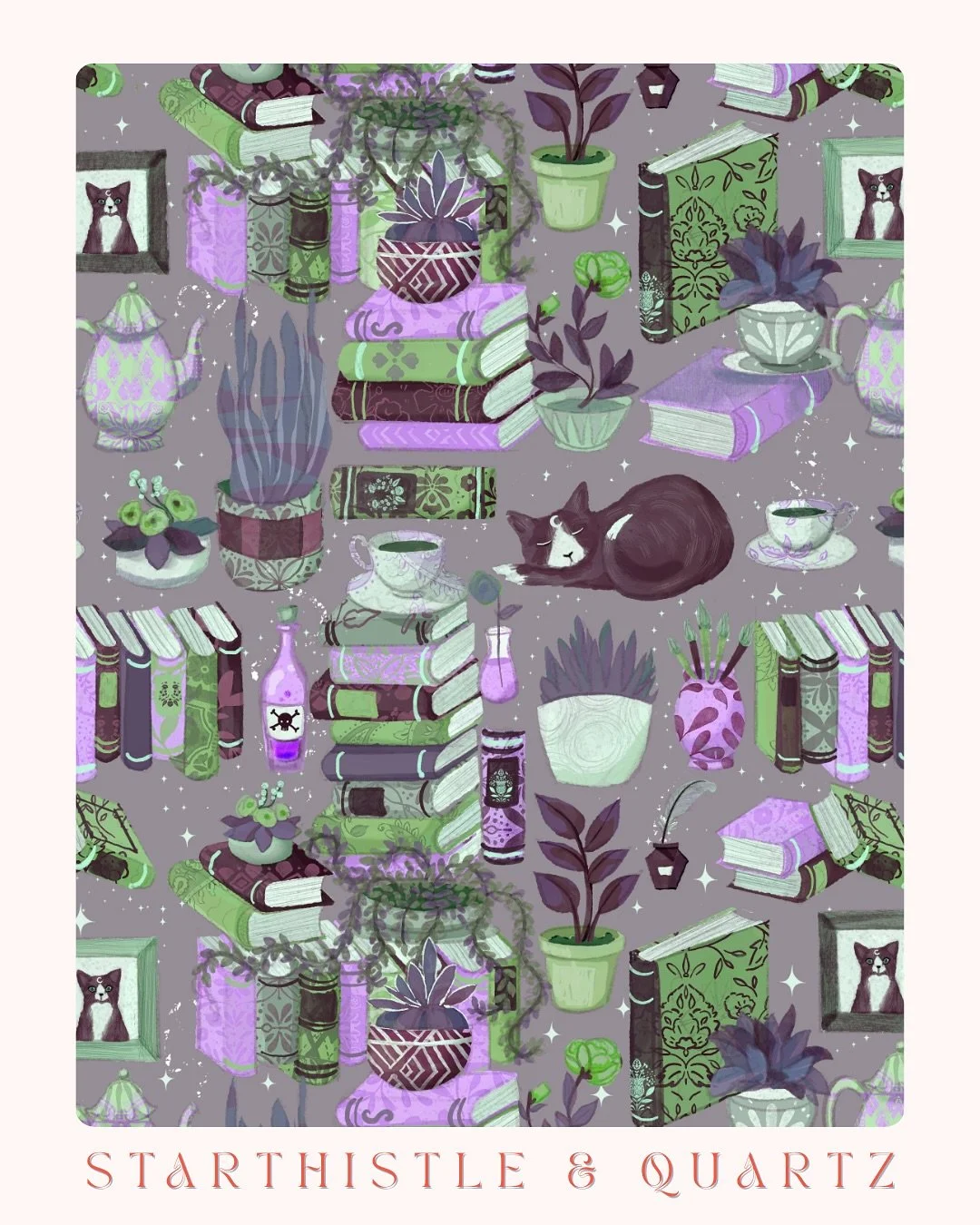 I might be a little late with this #spelltember2025 prompt for &ldquo;bookshop witch&rdquo;. I decided I had a pattern that with a little bit of tweaking would work perfectly for this prompt. 

thank you to the hosts::
@tinyleafpress @jillian.nichole