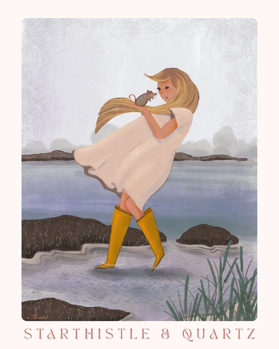 Day 5 prompts &ldquo;wind&rdquo; from #calmtober and &ldquo;tide pool&rdquo; #mosstober 

These two prompts together reminded me of one of my favorite episodes of Hilda and the Tide mice. 

#mosstober25 hosted by @urmossprincess 

#calmtober25  hoste