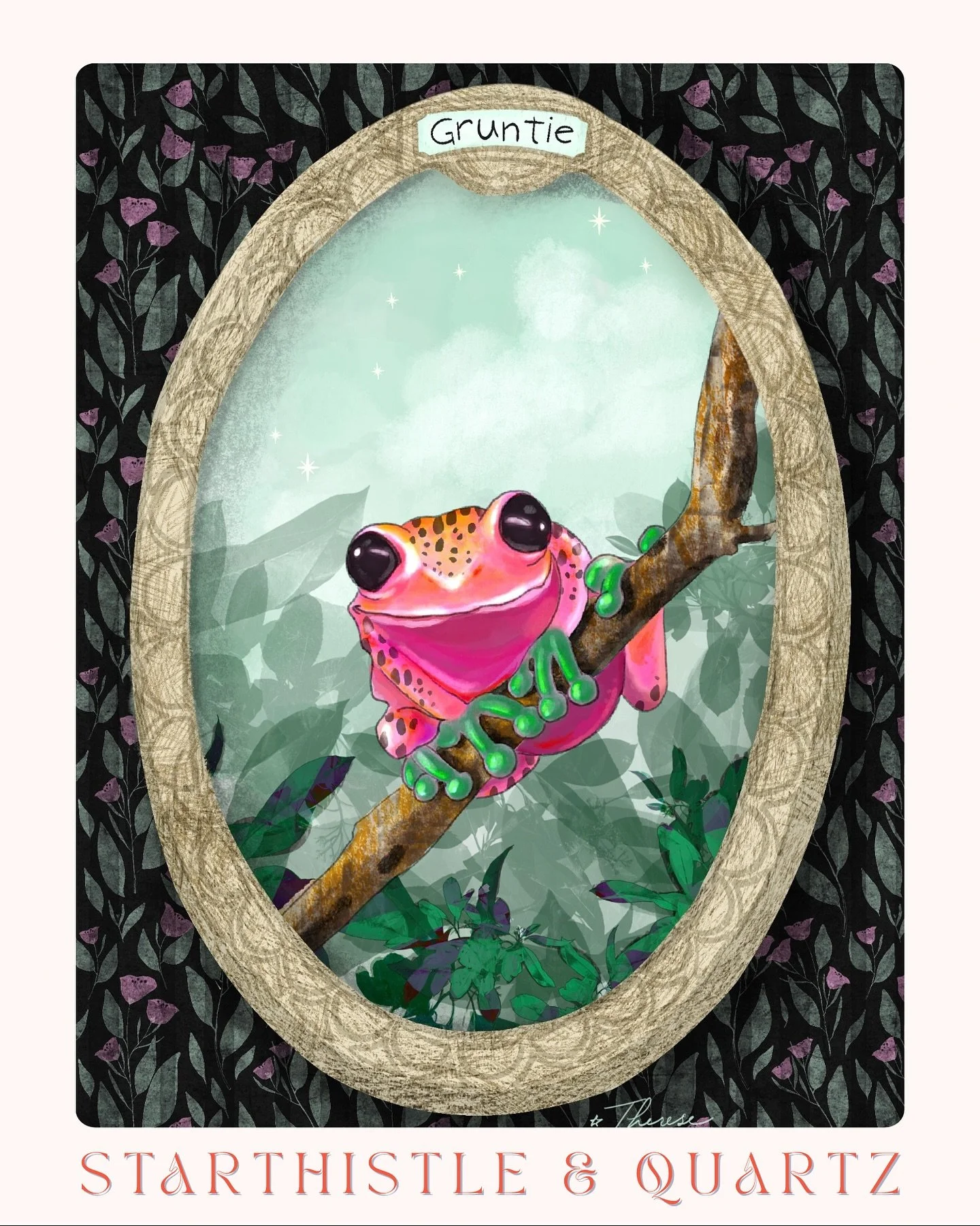 Meet Gruntie! He&rsquo;s here to help me with the prompt &ldquo;cute and killer&rdquo; from the #spookyandsweet2025 challenge. Gruntie is a strawberry, poison, dart frog, so deadly that if you touch him, you die. But look at that adorable little face