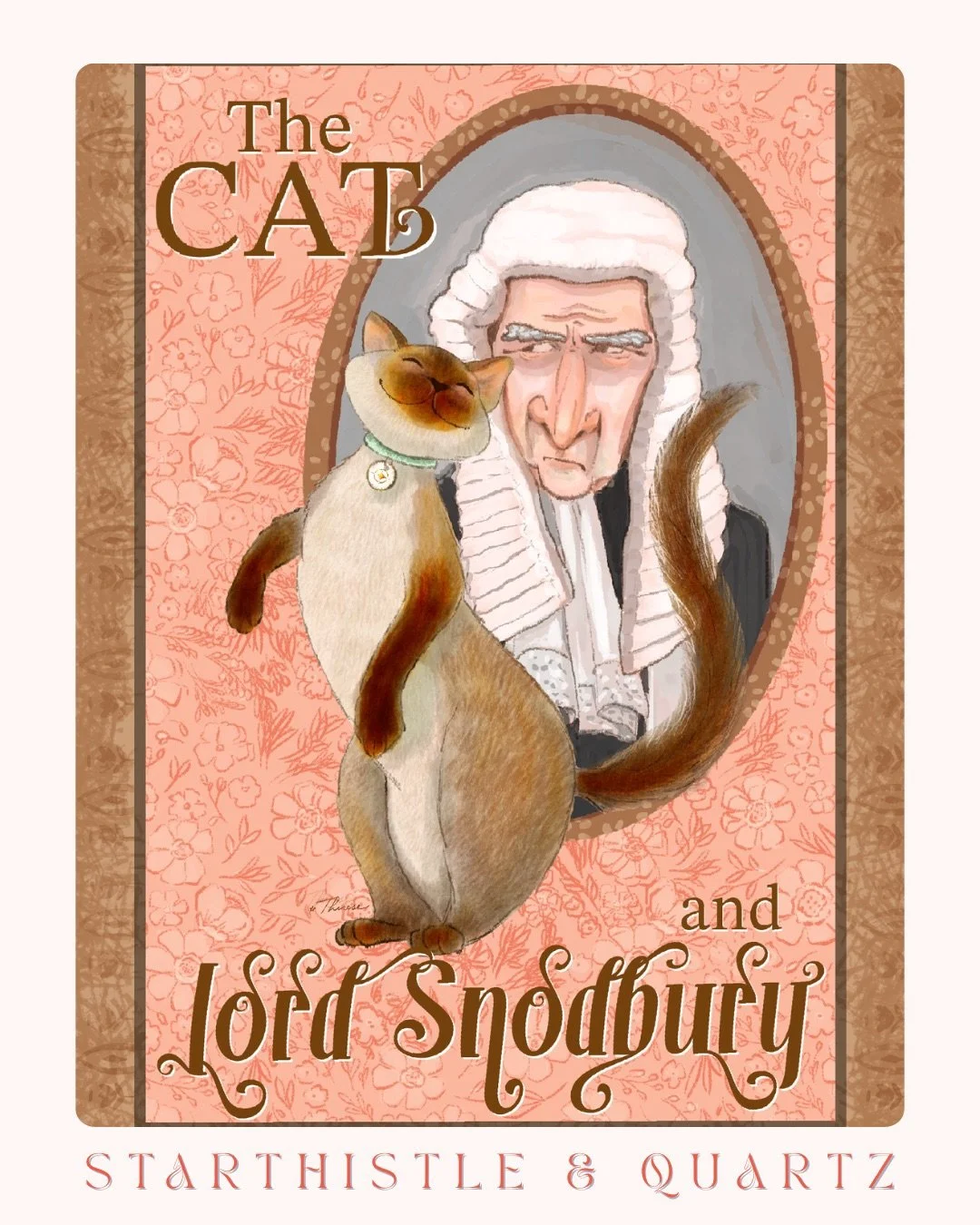 Day 3 just under the wire! &ldquo;The Cat and Lord Snodbury&rdquo; for #theimaginedbookcover2025 

My story is about the power of love and positive reinforcement, which can change a person&rsquo;s world and literally shift the person themselves. 
My 