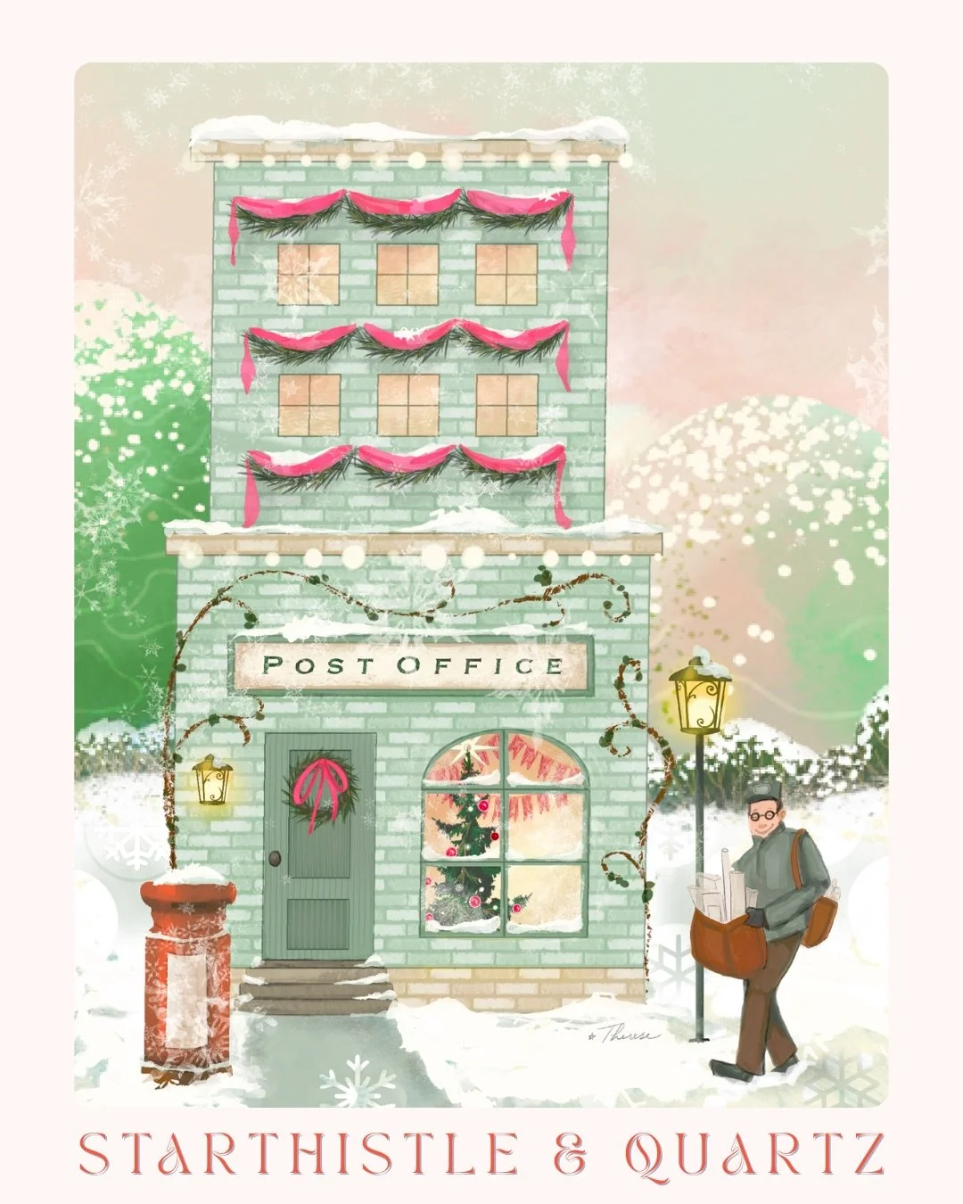Here&rsquo;s my Polar Post Office for my #tinseltown2025 I decided to go for the classic British red mailbox because they look so festive to me. 🎄 I&rsquo;m debating on whether or not to add a train station 🤔 

Thank you to the hosts:
@jillian.nich