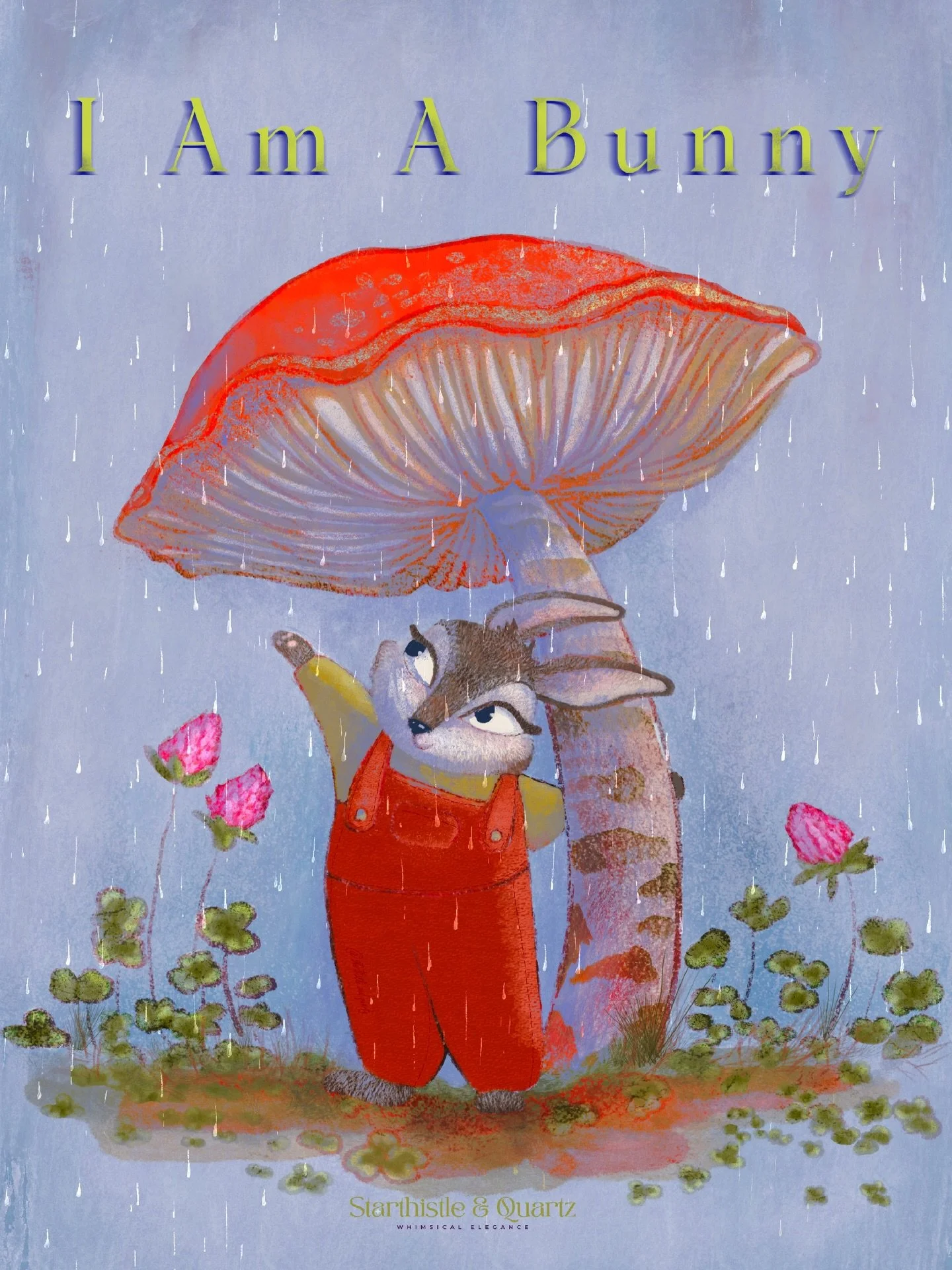 &ldquo;I Am A Bunny&rdquo; for #vintagebookweek26 I struggled with this one a little. My own nature style with animals tends slightly towards realism and  wanted this to have more of a #kidlit feel like the original. I still like my original design s