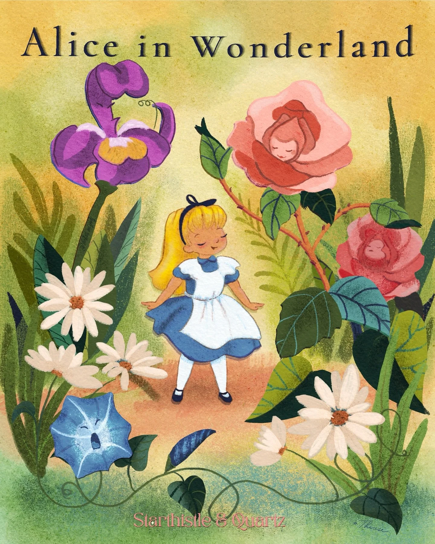 Super excited to share this one for #vintagebookweek26! Alice has always been a favorite of mine. Fun fact: I played Alice in my high school&rsquo;s production of Alice in Wonderland. I also performed in a ballet version where I played the Queen of H