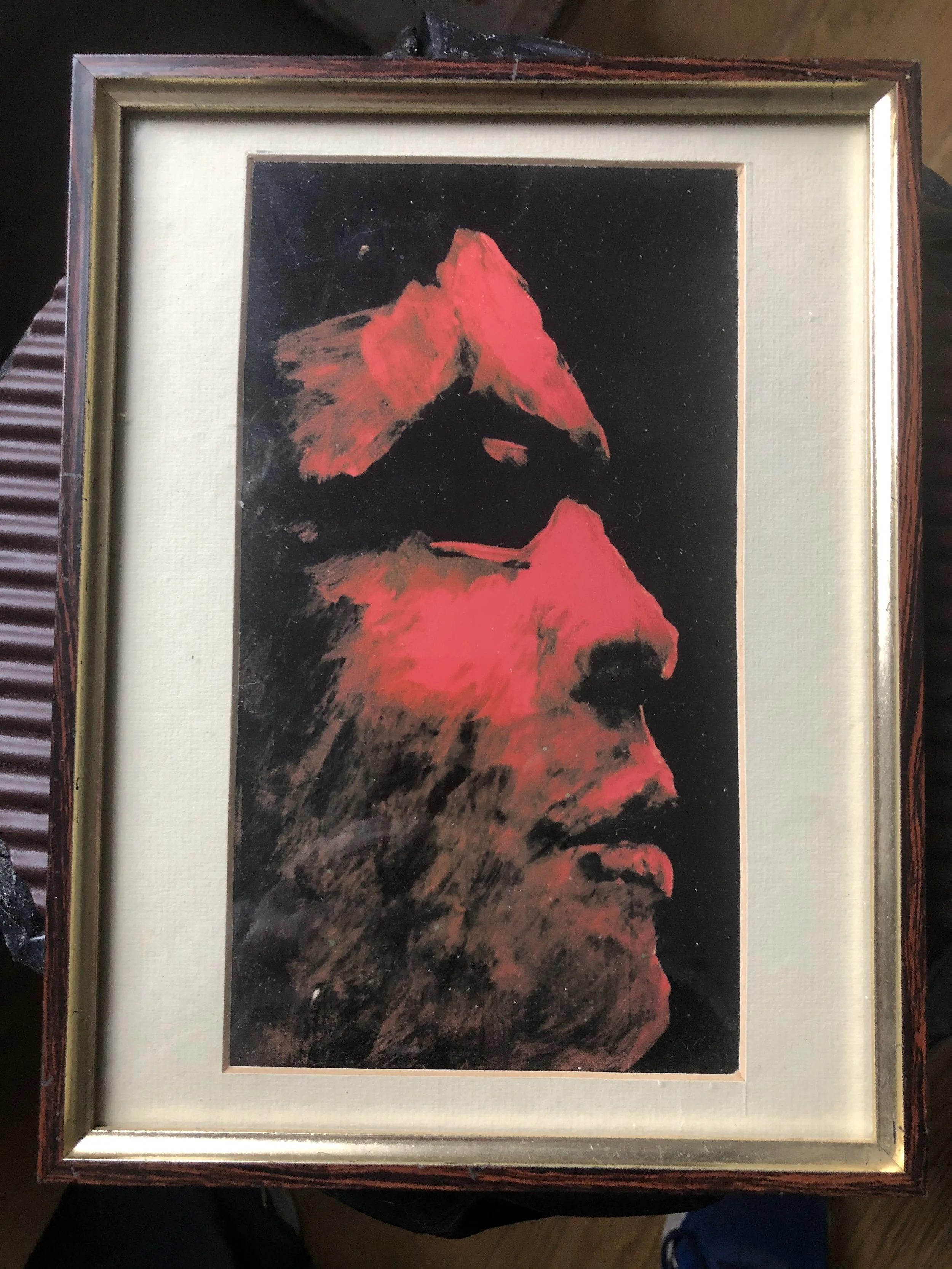 BOXER 255mm x 195mm Frame.. 210mm x 120mm Print.. 0.4kg  £20.JPG