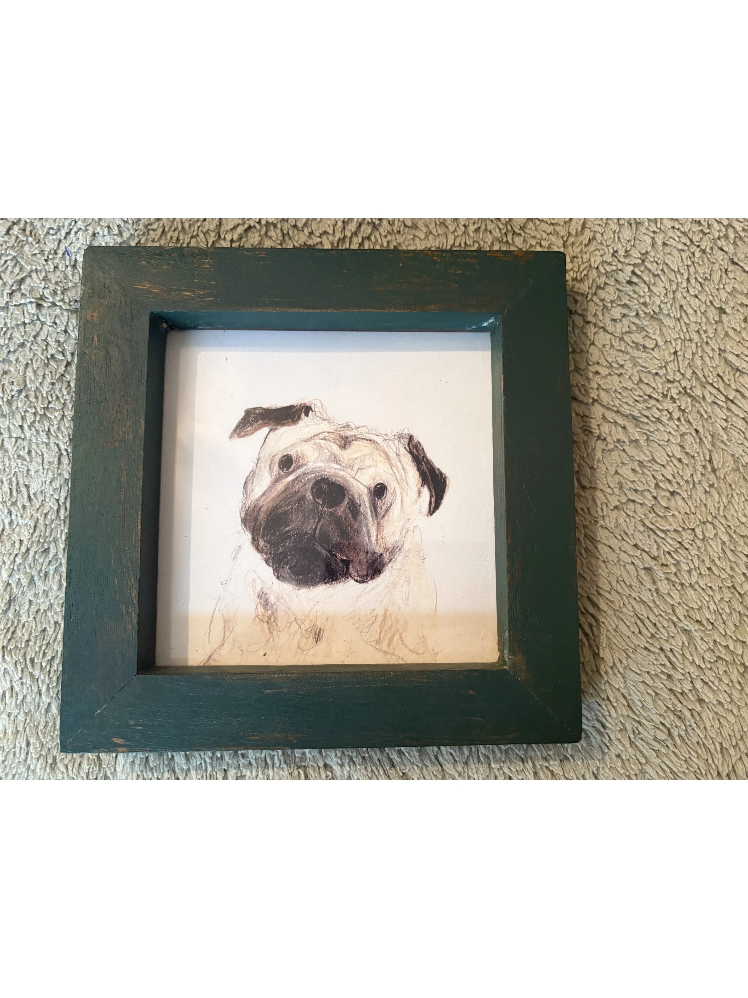 Custom Made Frame from Recycled Wood