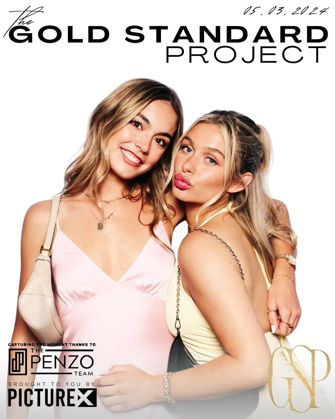 ✨Magazine style photo booth photos✨ 
These were done with a high contrast filter for a very editorial look, AI background removal to put the magazine title behind the guests and an overlay with text and logos at the bottom. Magazine covers can be cus