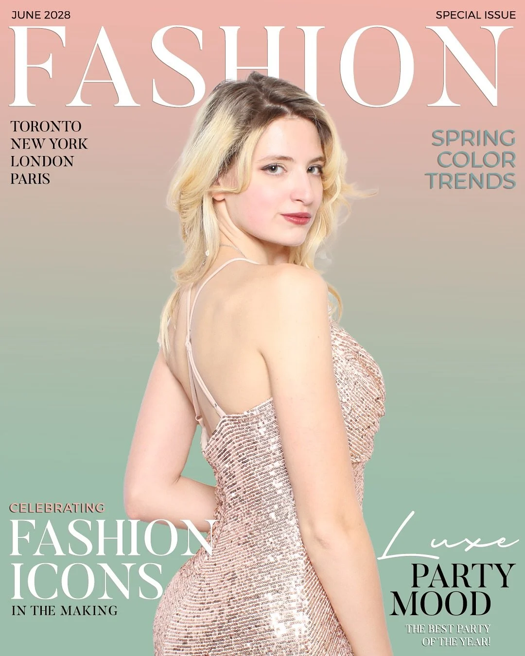 ✨Magazine Cover Photo Booth✨
If you are looking for something eye catching for your next event, the Magazine Cover booth allows guests to feel like a star! 

All aspects of the cover can be customized and personalized. 

We combine AI background remo