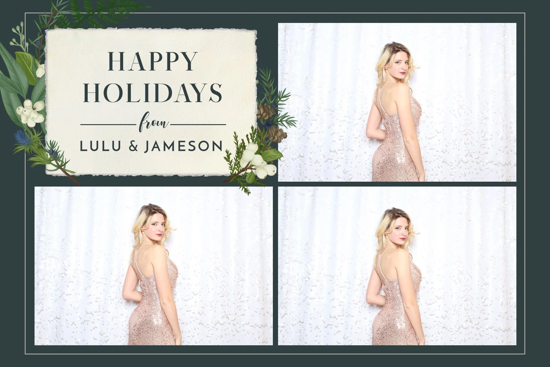 Juniper Holiday Photo Booth Print