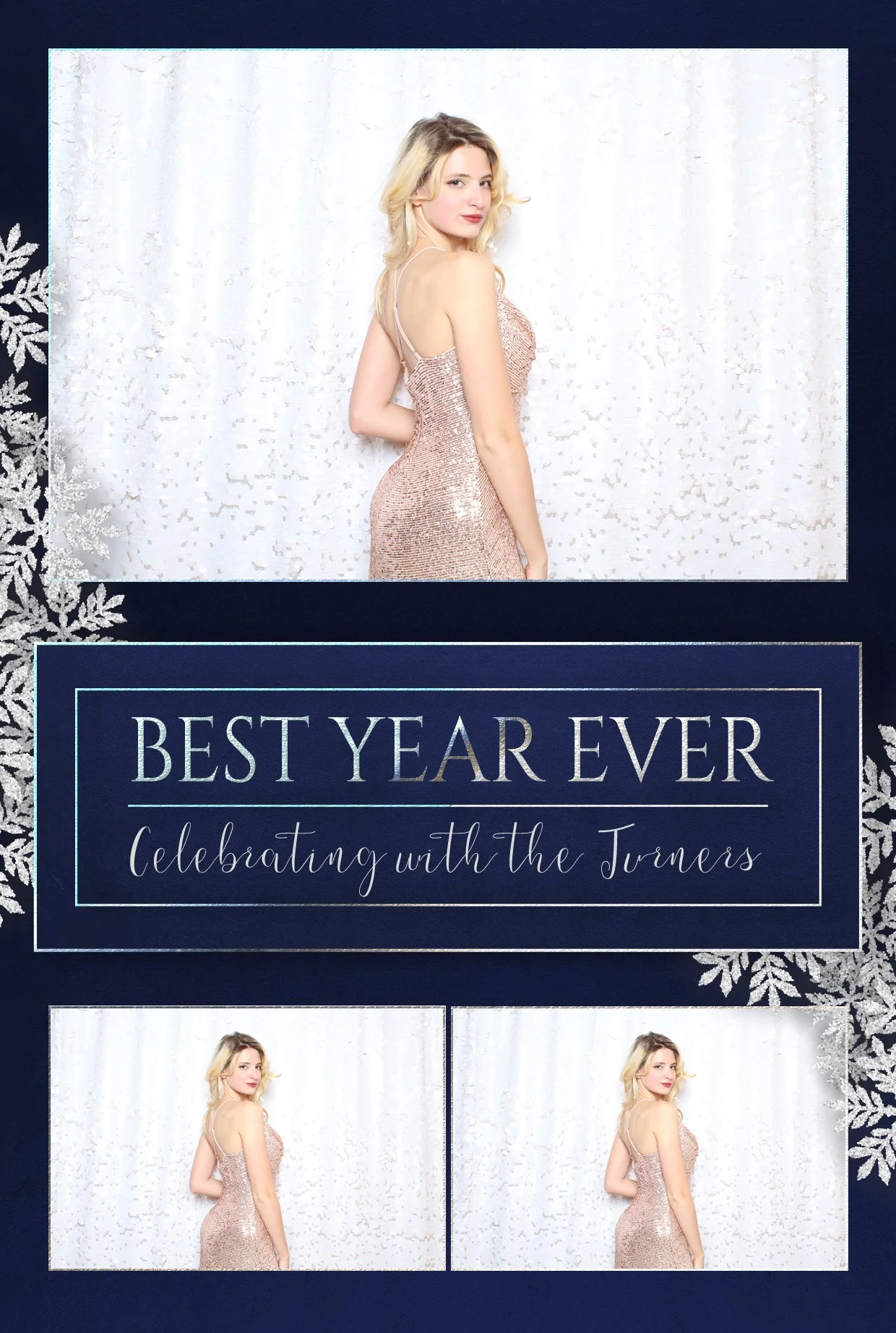 winter wonderland photobooth print