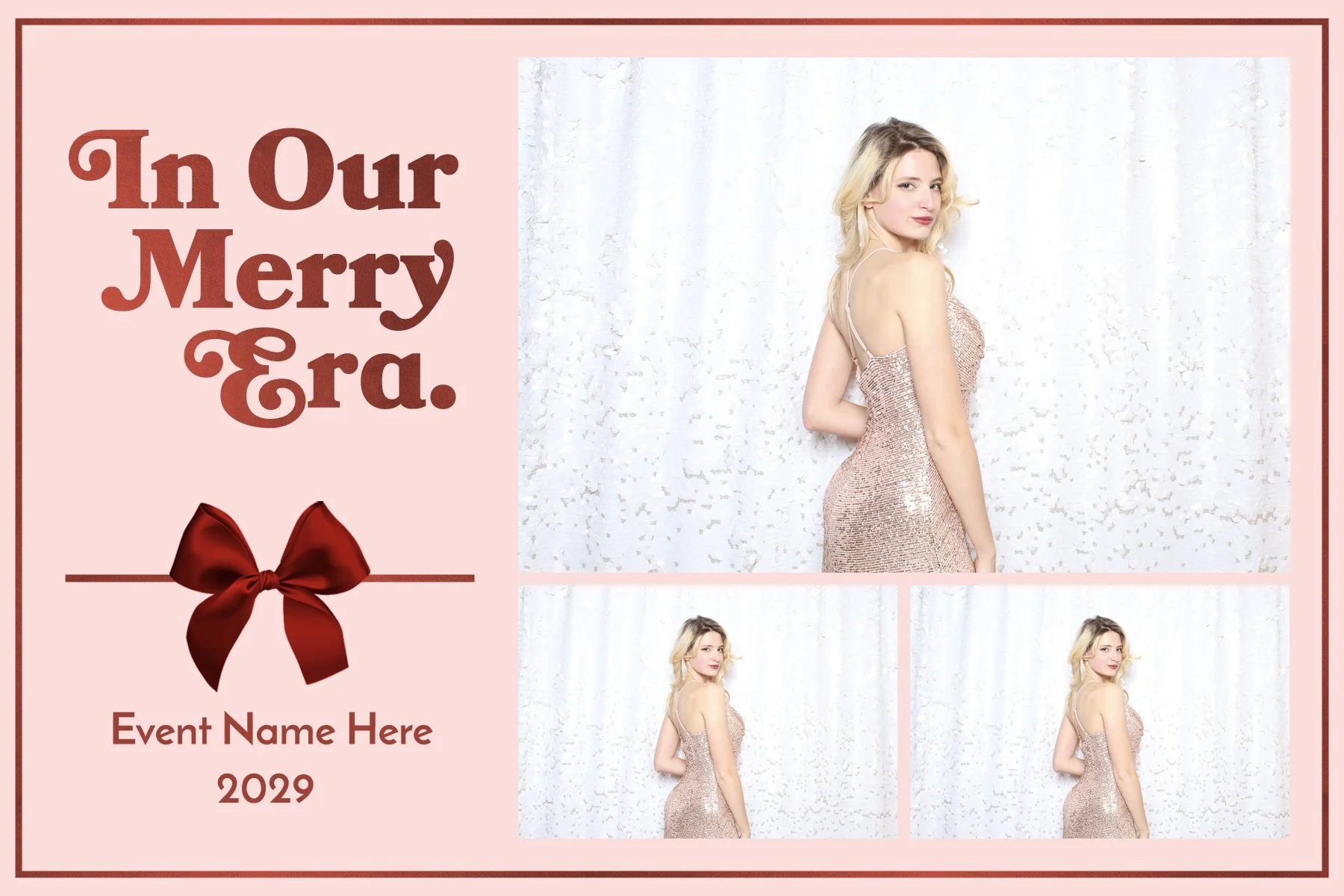 Merry Era Photo Booth Print