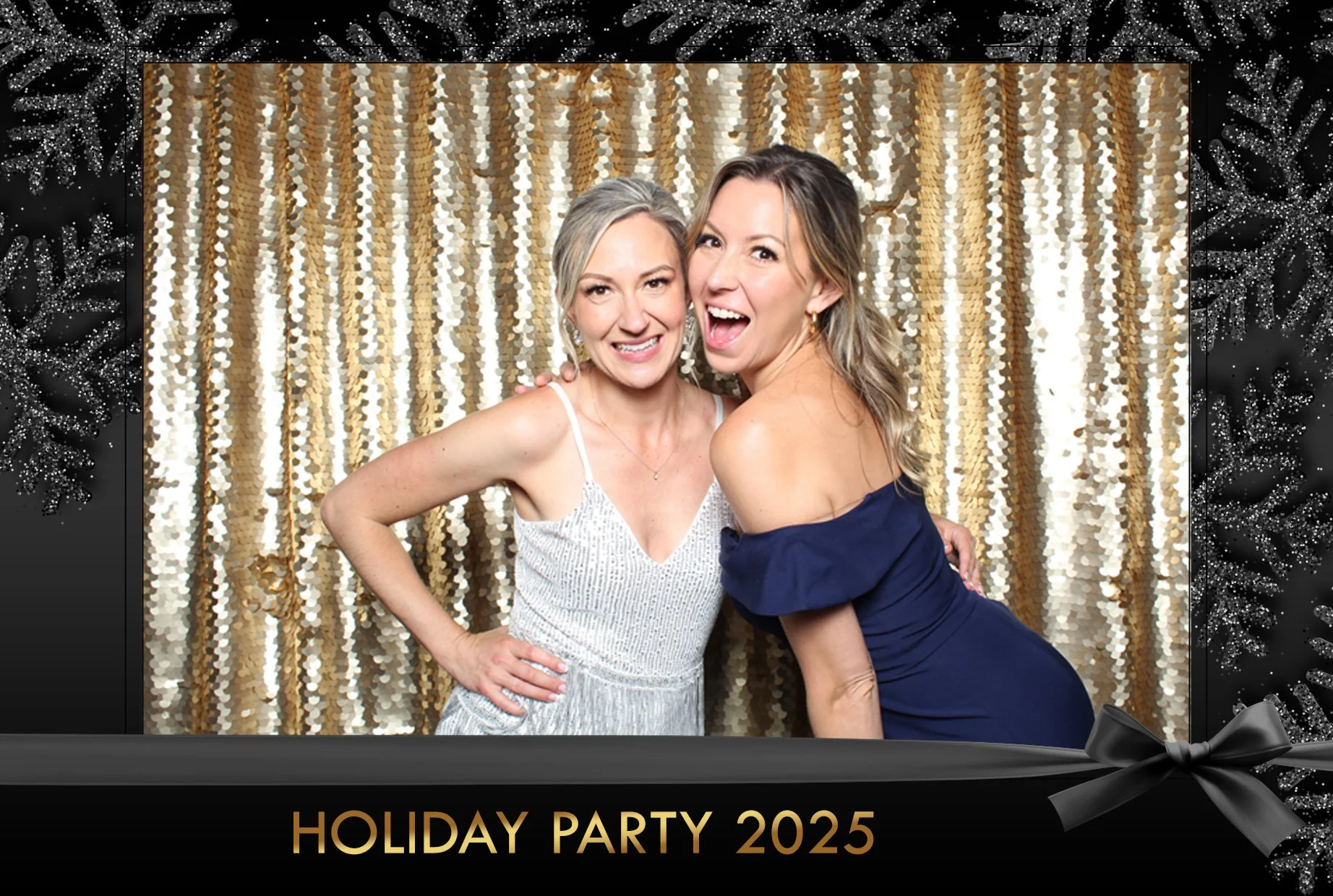 black ice photo booth print