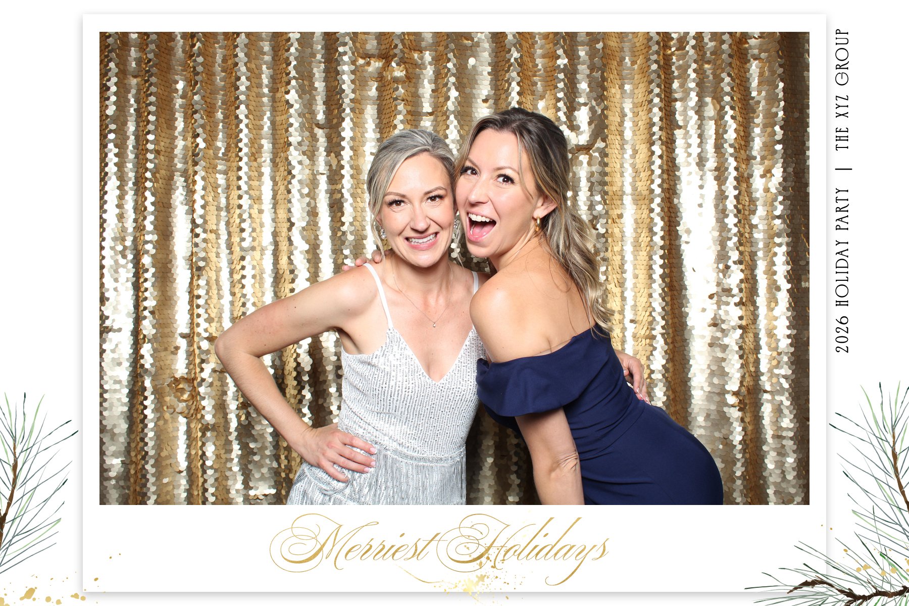 winter pines photo booth toronto print