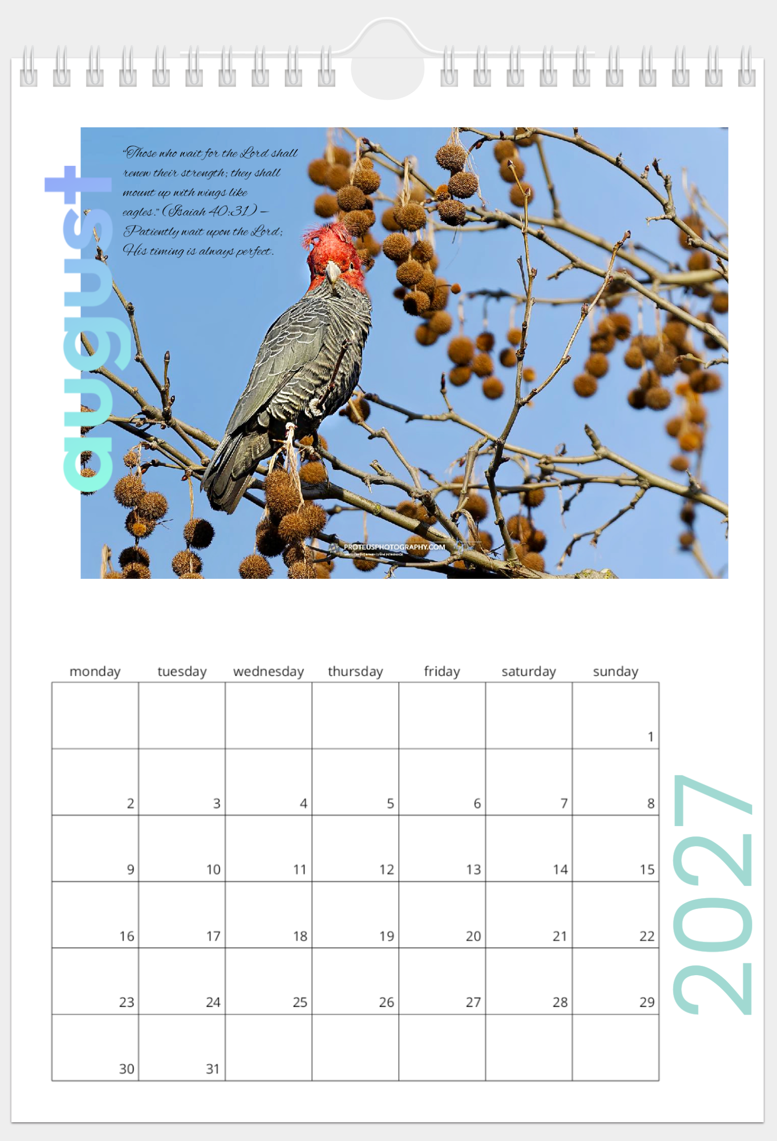 Aug  Calendar