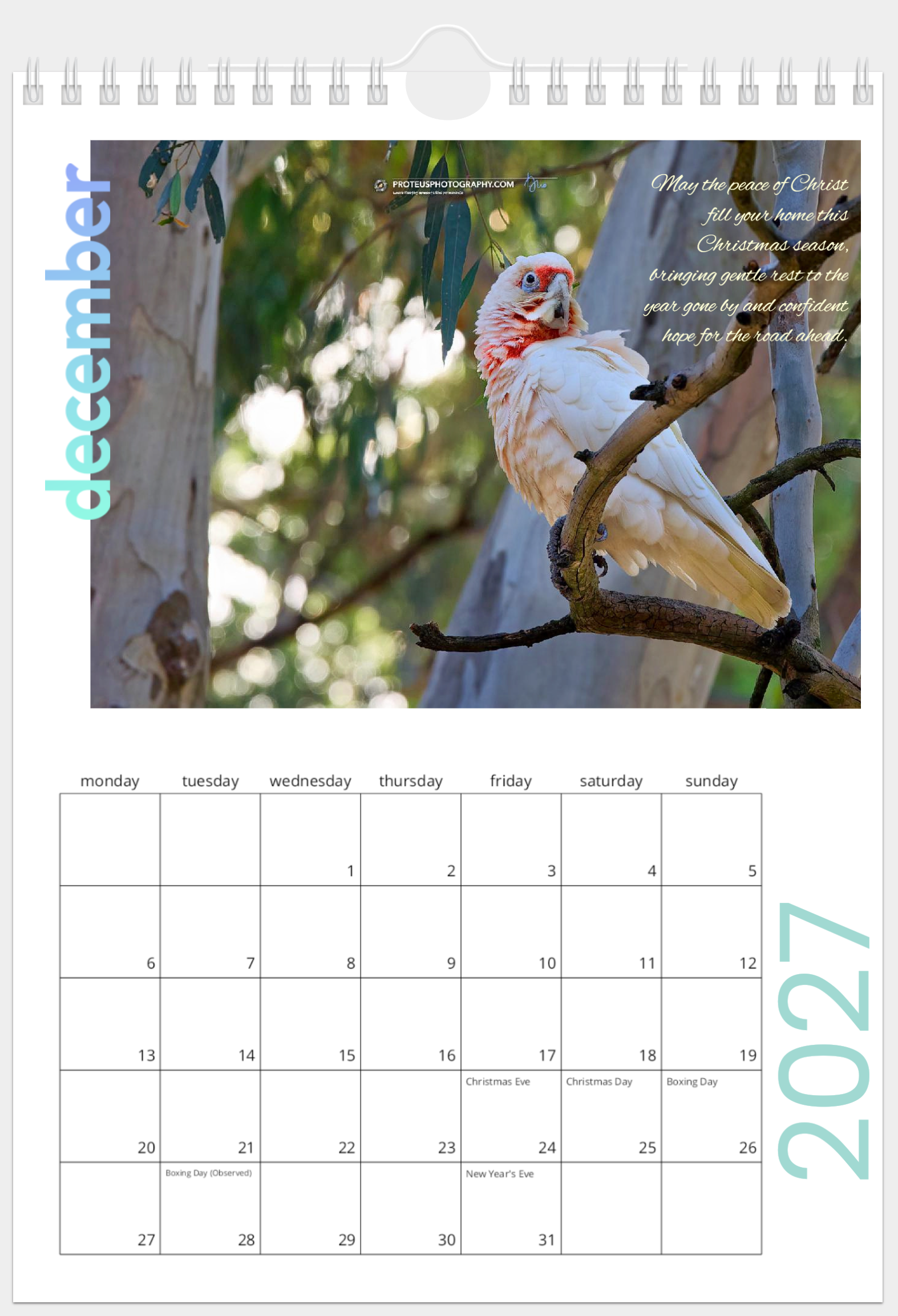 Dec Calendar