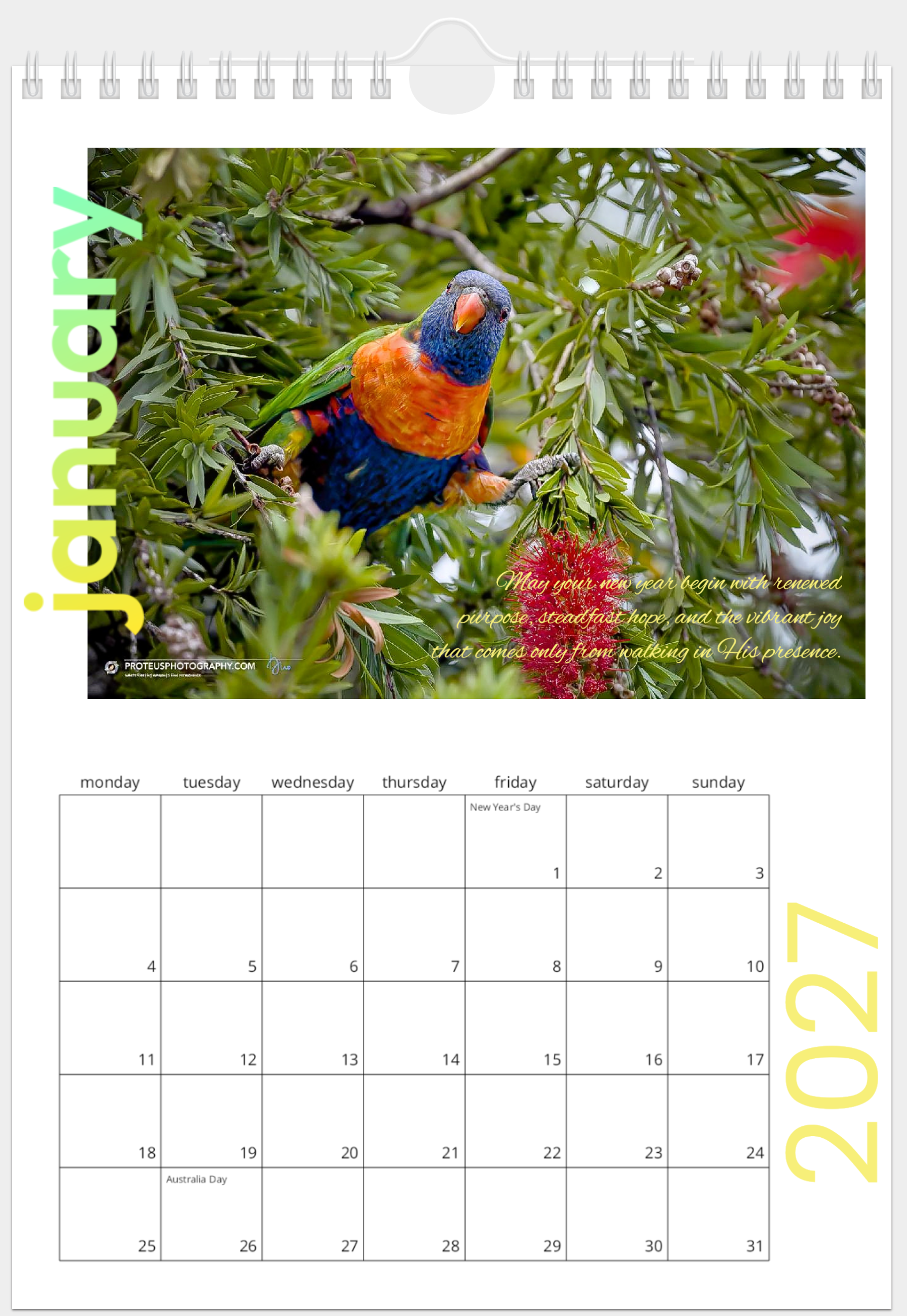 Jan Calendar