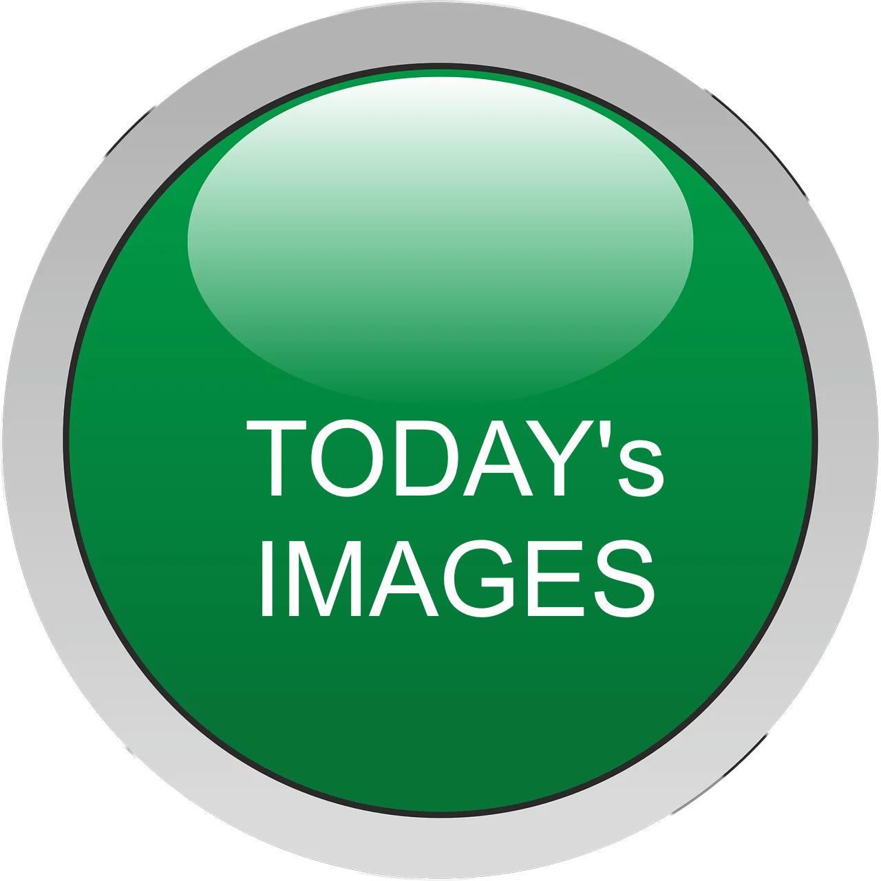 Green circular button with white text that reads 'Today's Images'.