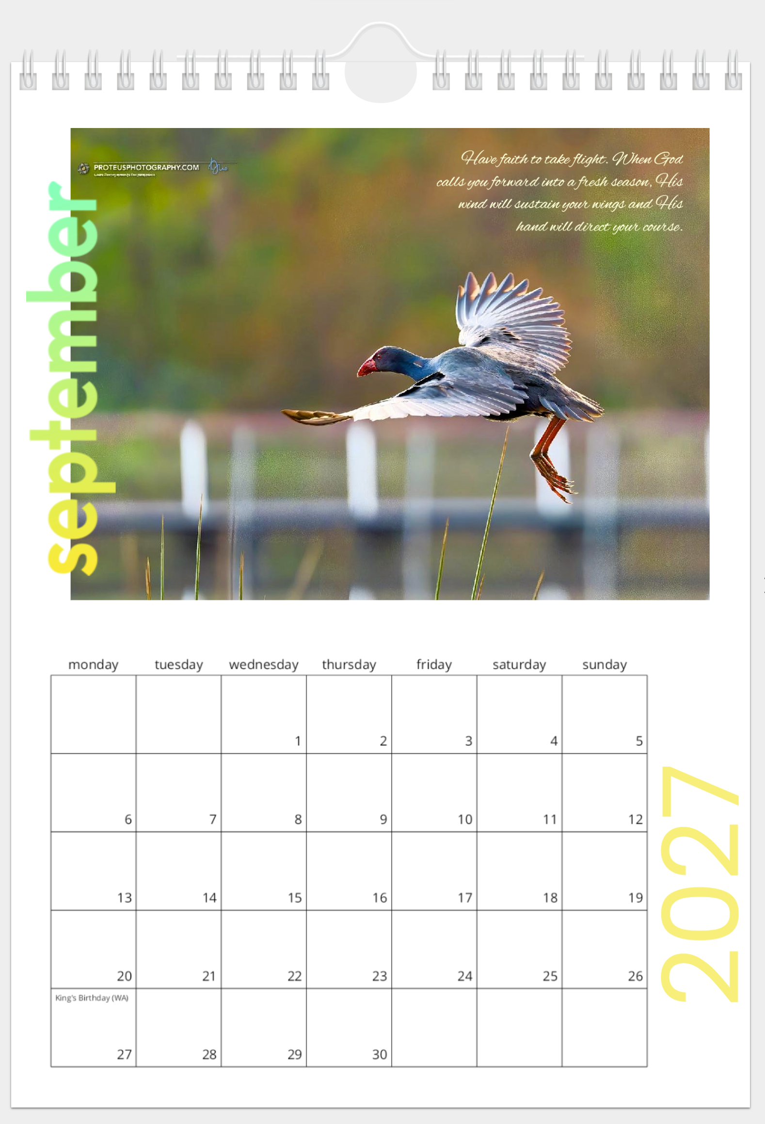 Sep Calendar