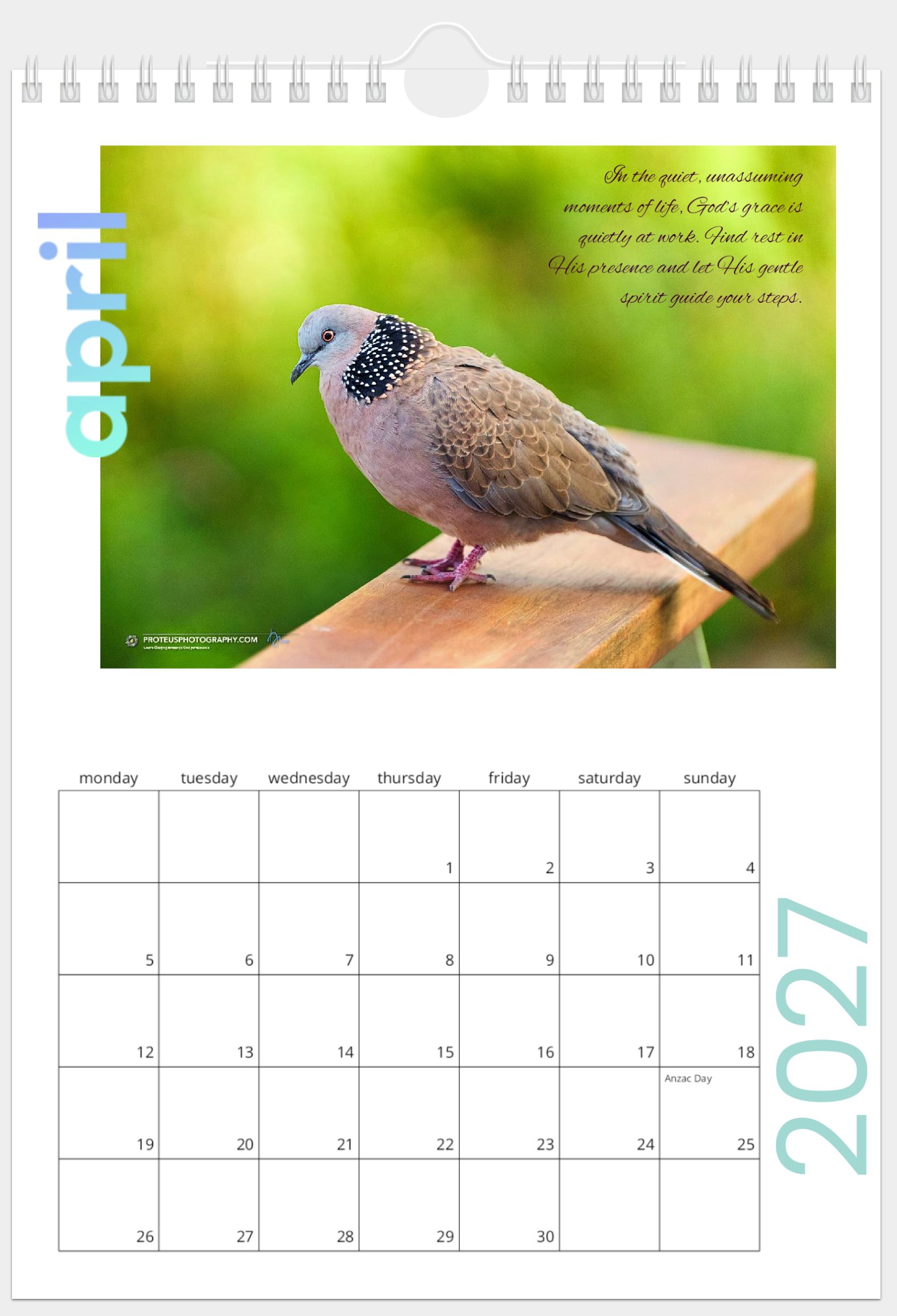 Apr  Calendar