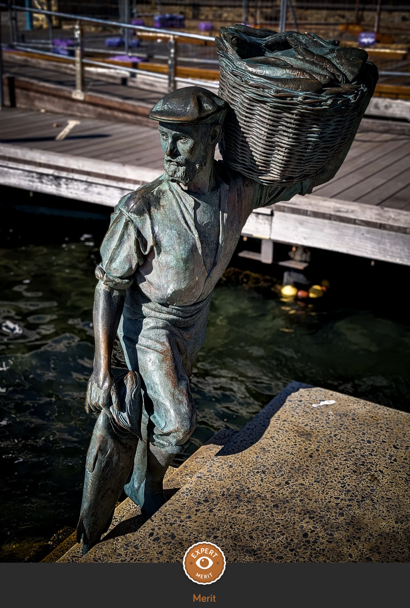 fisherman statue