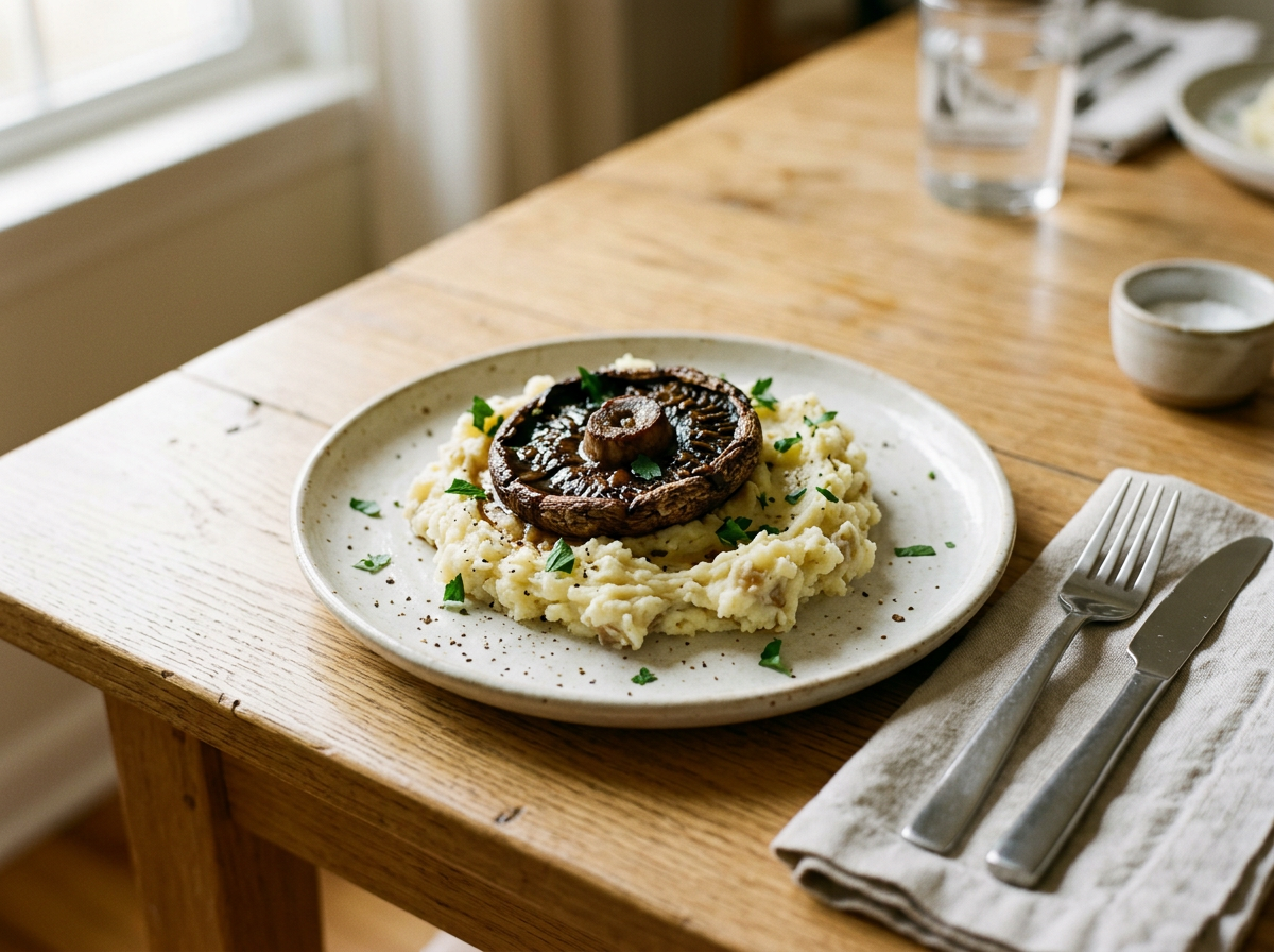 Portobello Mushroom & Mashed Potatoes