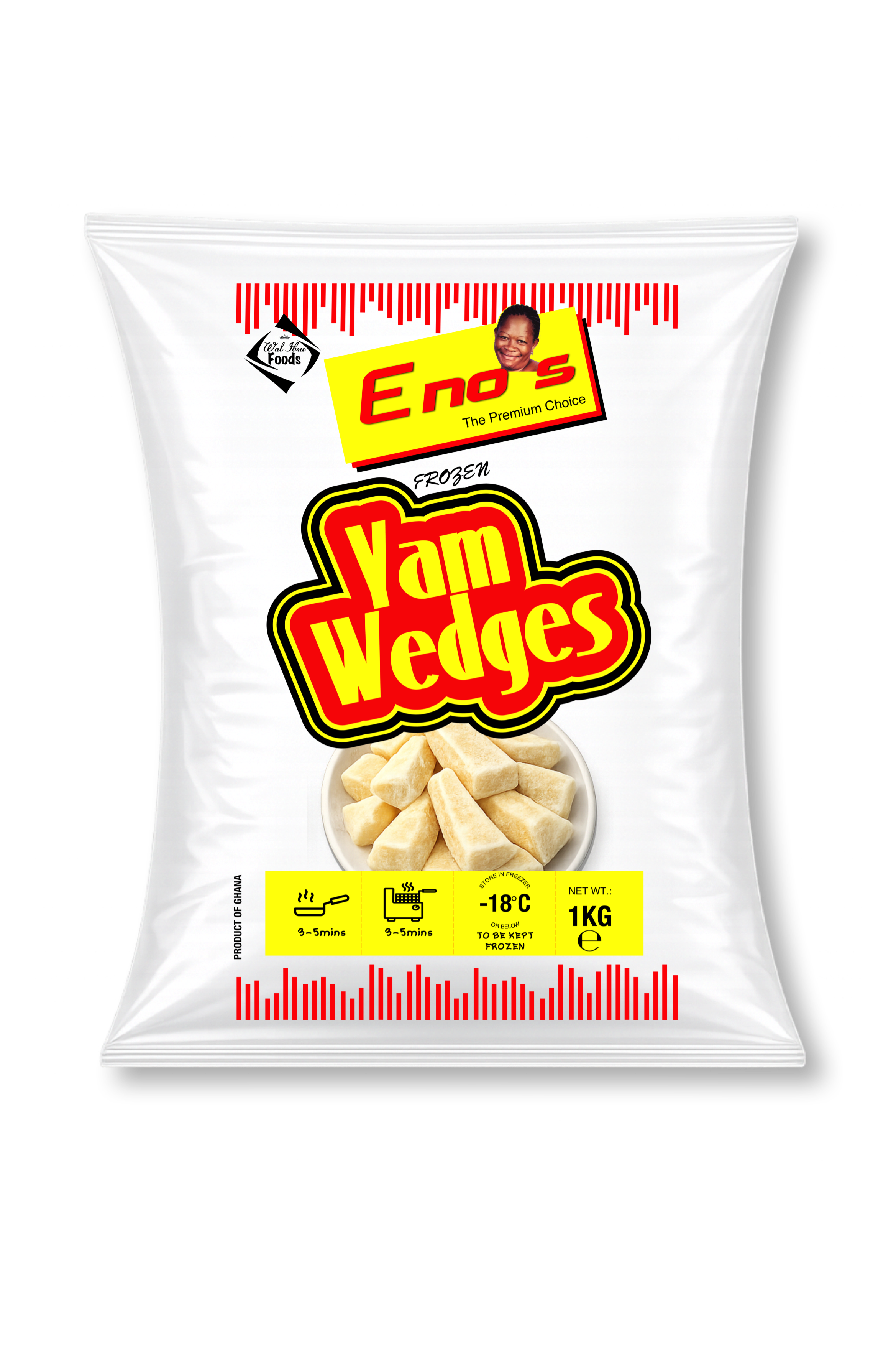 Eno's Frozen Yam Wedges