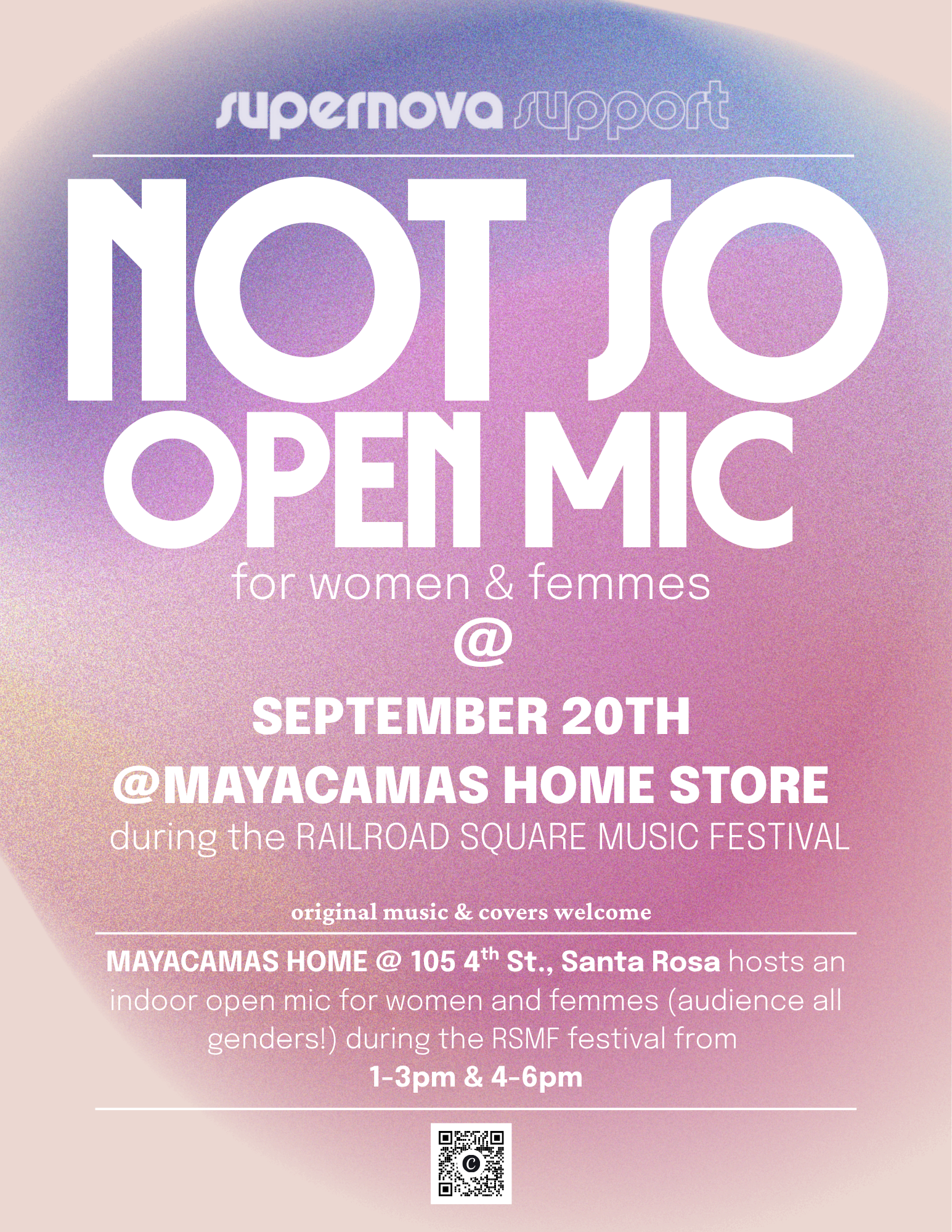 Not so Open mic at the Railroad Square Music Festival