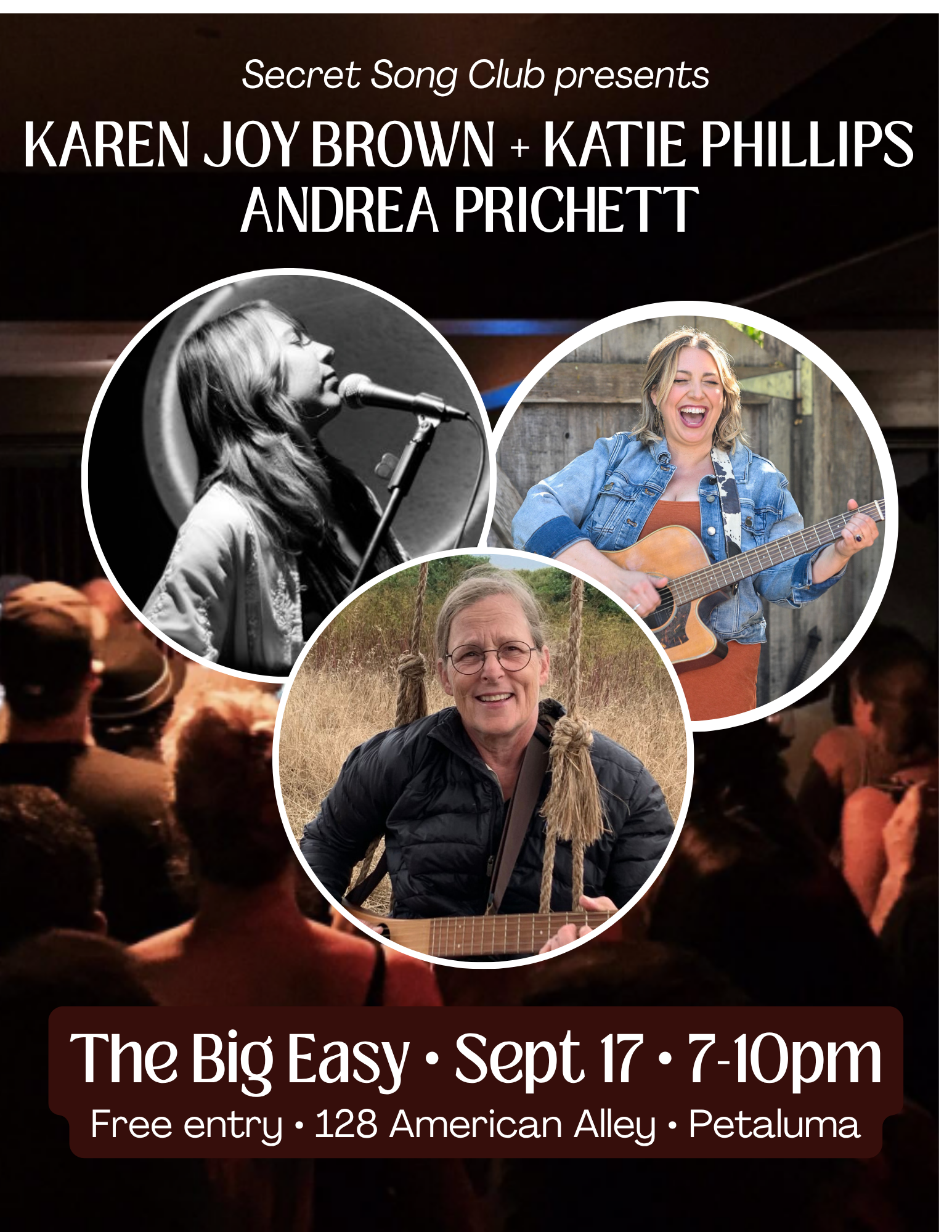 Katie Phillips, Karen Joy Brown, Andrea Prichett @the Big Easy