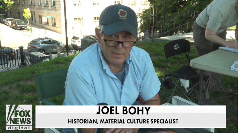 Joel Bohy on Fox News "Archaeological dig at Battle of Bunker Hill site uncovers Revolutionary War artifacts"