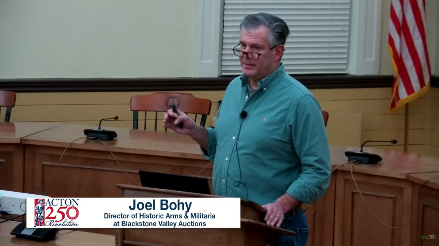 Bullet Strikes from the First Day of the American Revolution from the Acton 250 Lecture Series
