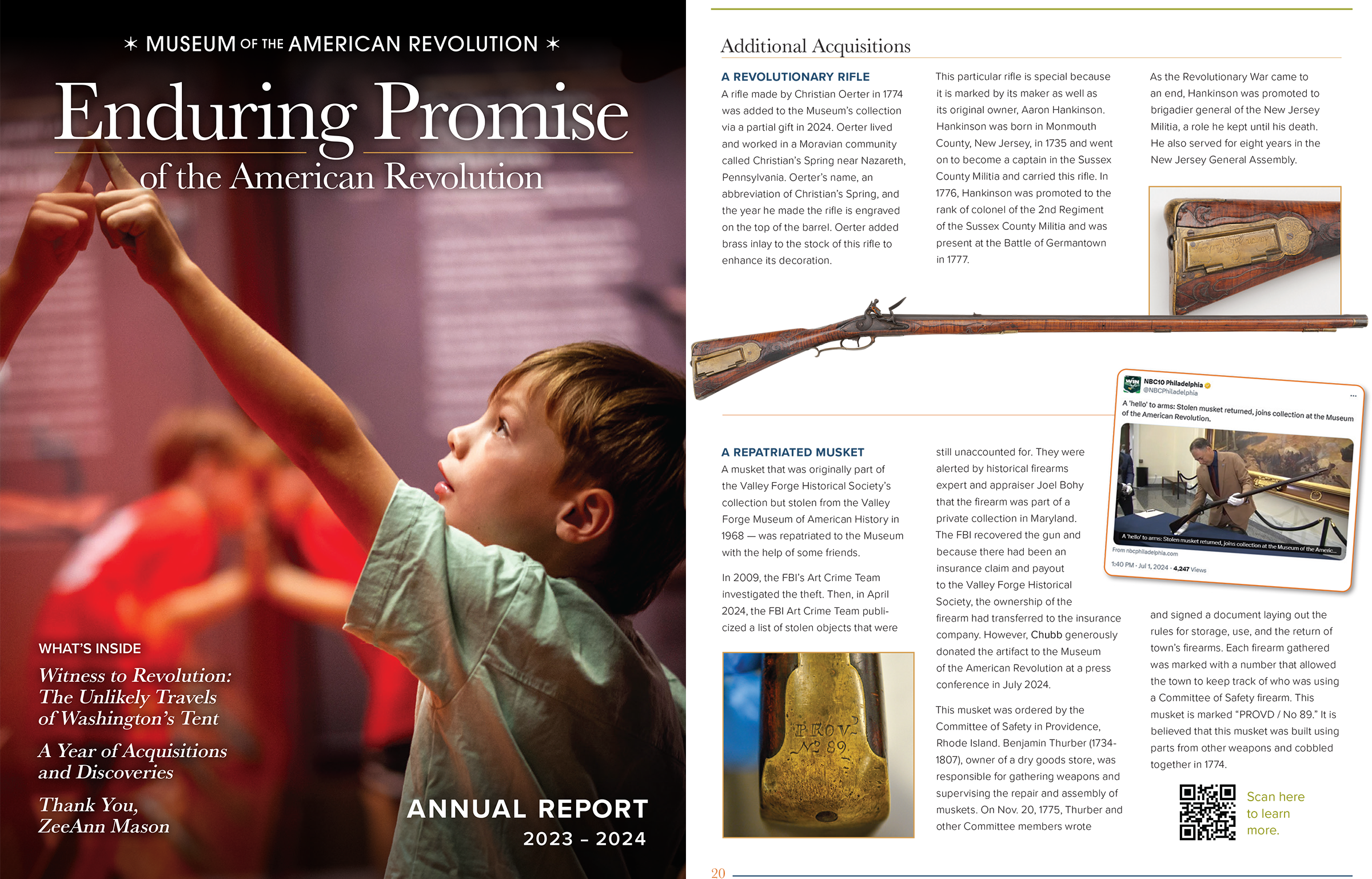 News: A Repatriated Musket