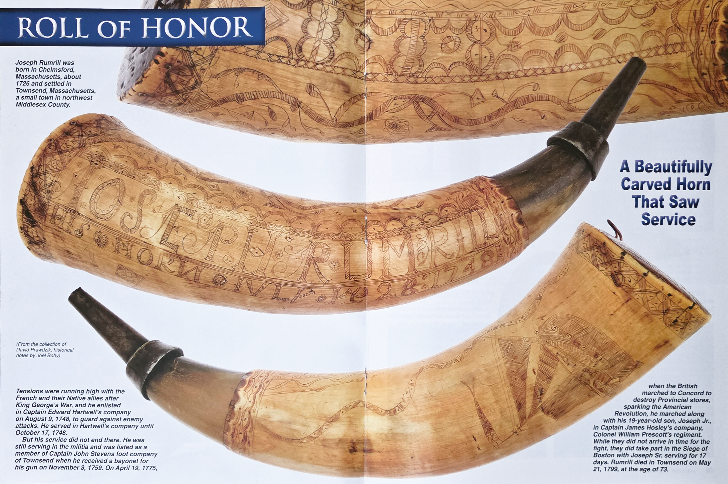 A Beautifully Carved Horn That Saw Service
