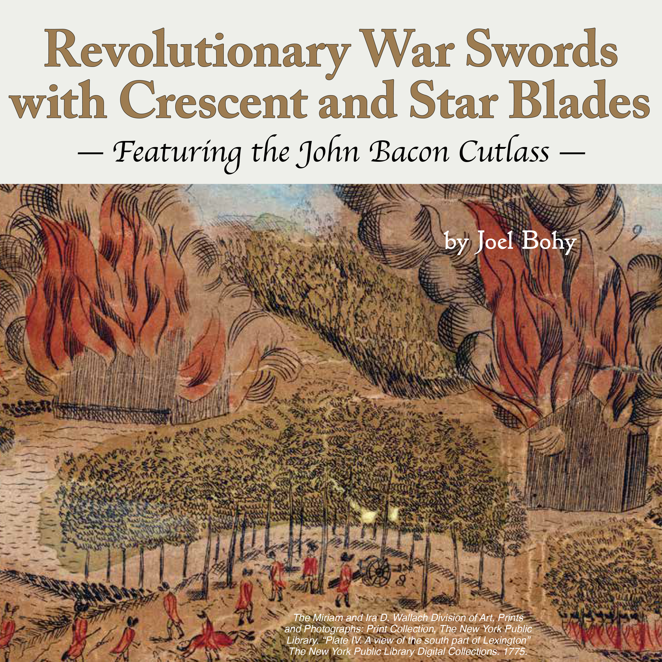 Revolutionary War Swords with Crescent and Star Blades