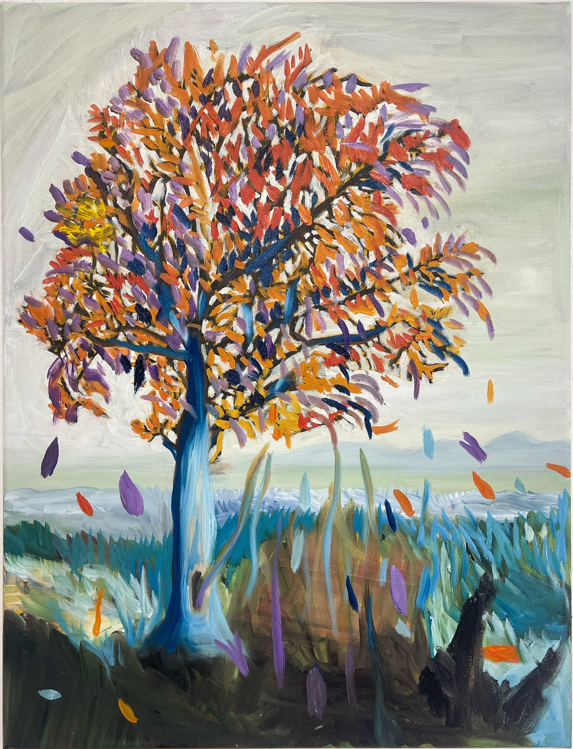 Falling  / Oil on  canvas  / 40 cmx 30 cm / 2025