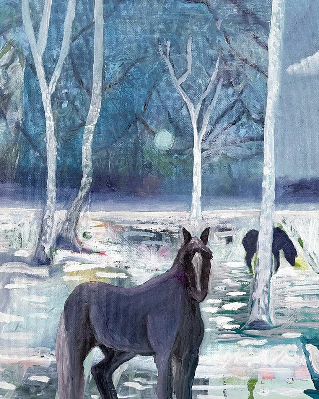 Horse and Fullmoon #3