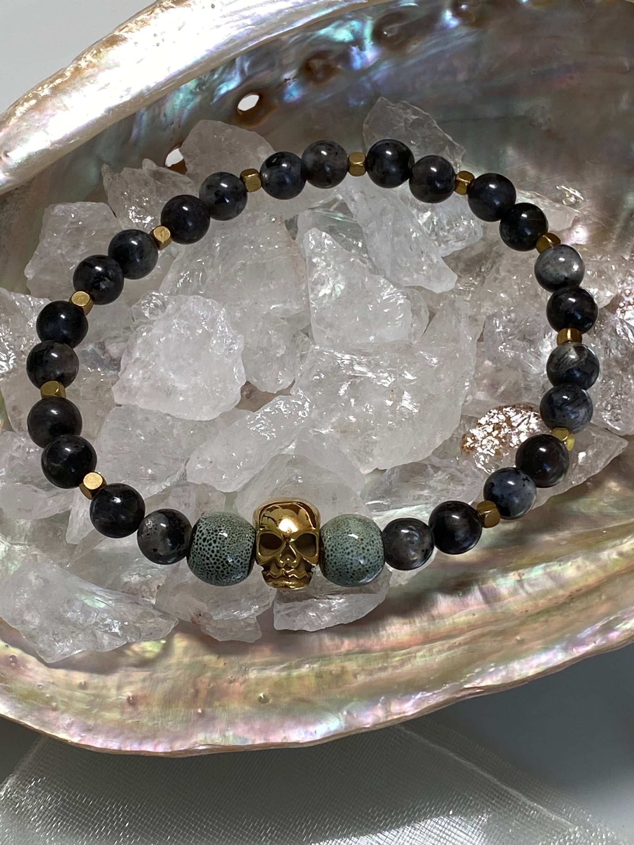 Bracelet Vanité Doré