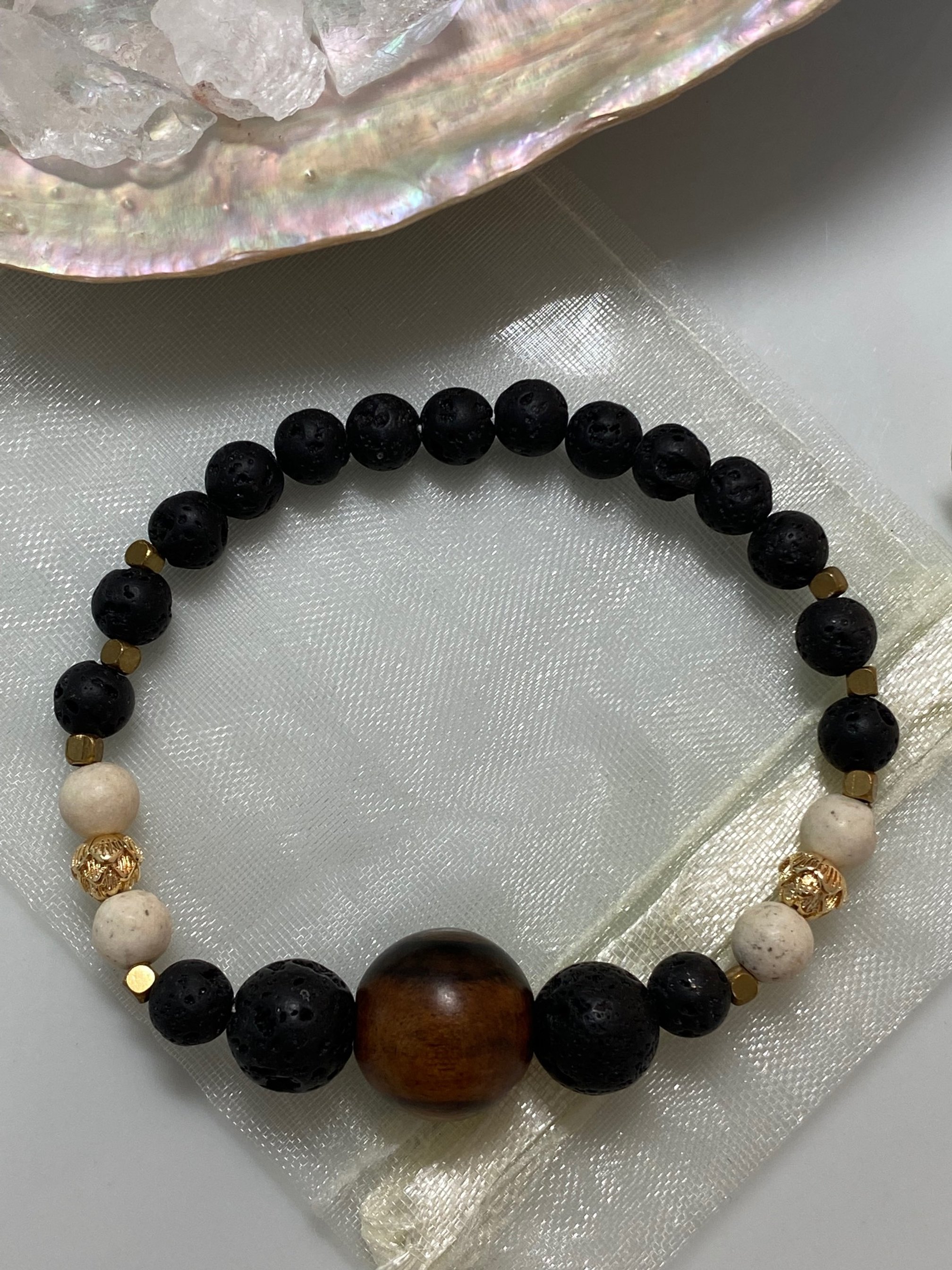 Bracelet Lotus Doré
