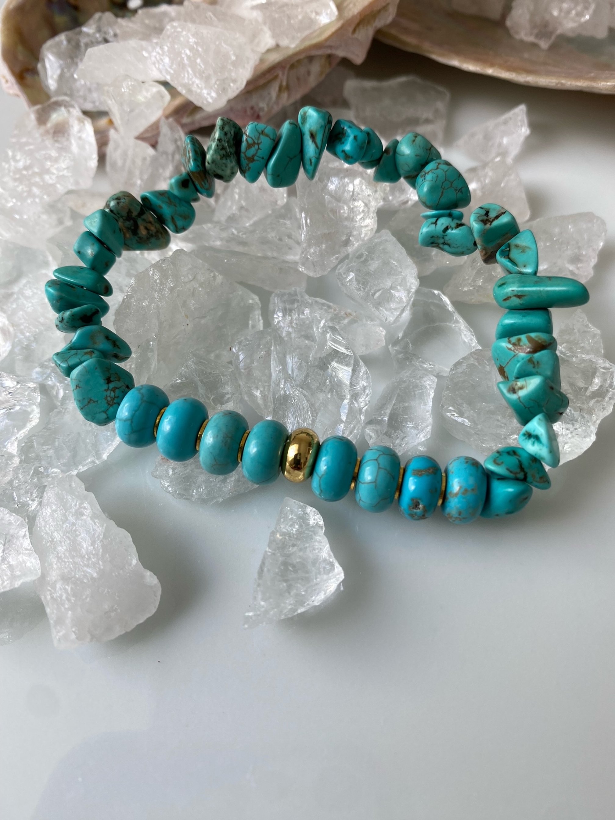 Bracelet Howlite Turquoise