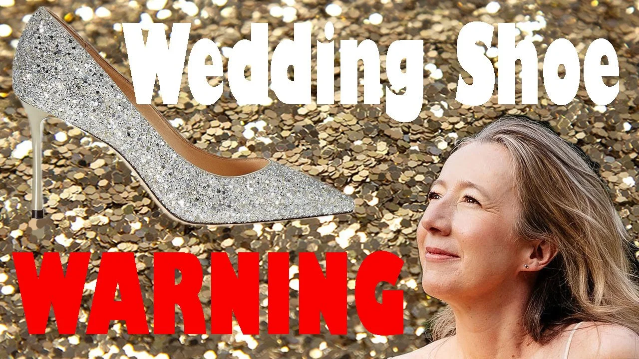 Bridal Shoe glitter warning!