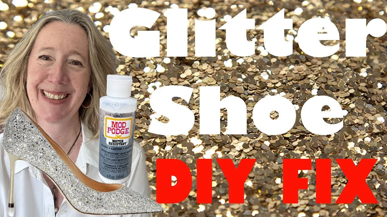 Bridal Shoe glitter warning!