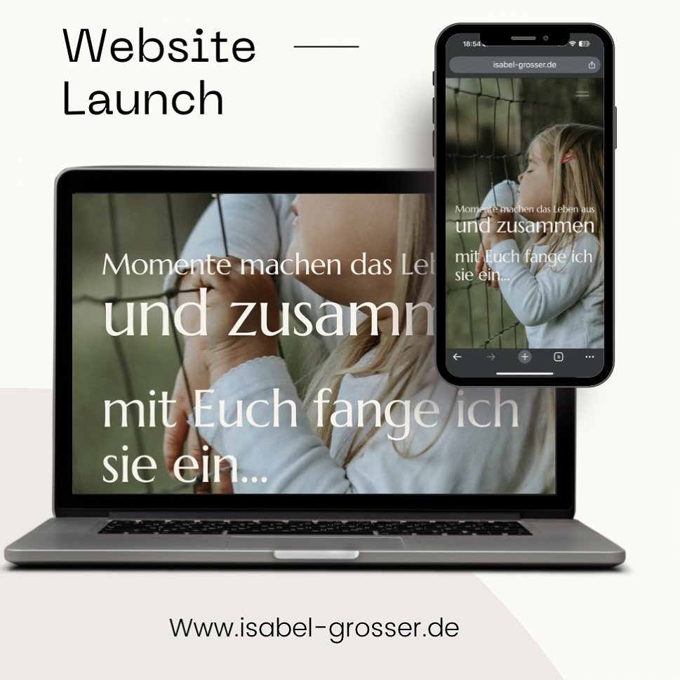 Ich freue mich riesig, euch meine brandneue Webseite vorzustellen! 📸✨ Ab sofort findet ihr dort all meine Arbeiten, Inspirationen und alle Infos rund um meine Fotografie. Ob Portr&auml;ts, Hochzeiten, oder kreative Shootings &ndash; ich bin bereit, 