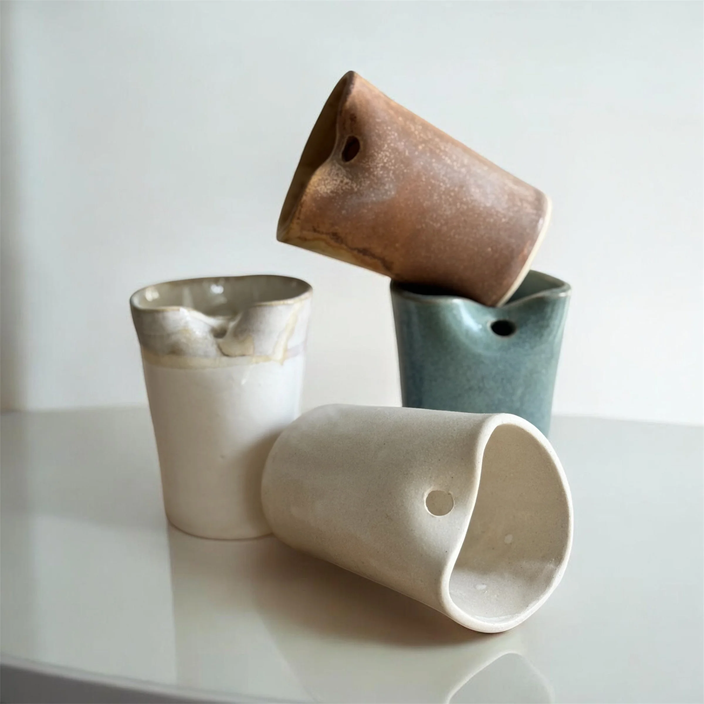 Hand-built Sip & Swirl Cup 12oz