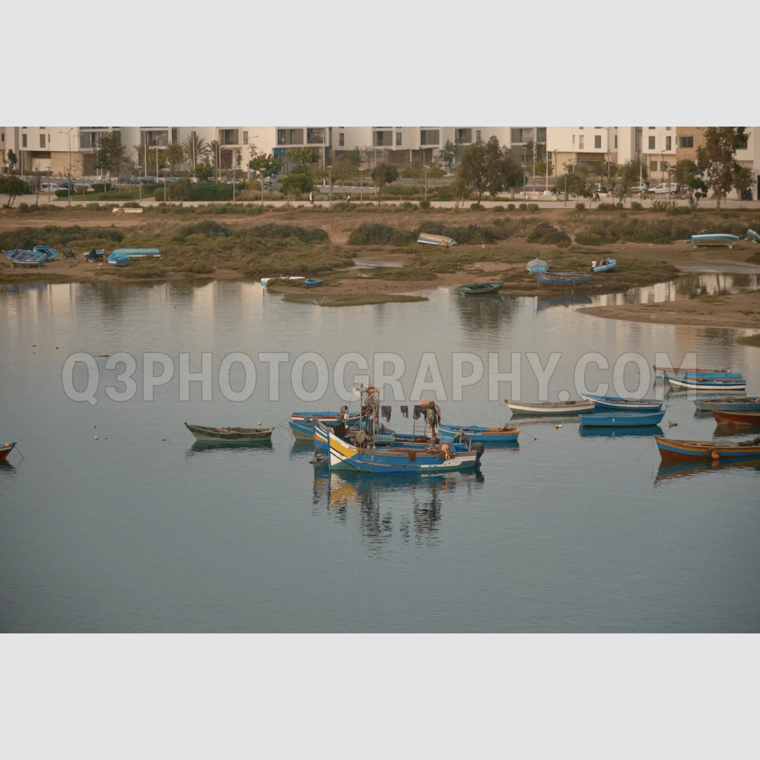 Moored Boats - Rabat, Morocco