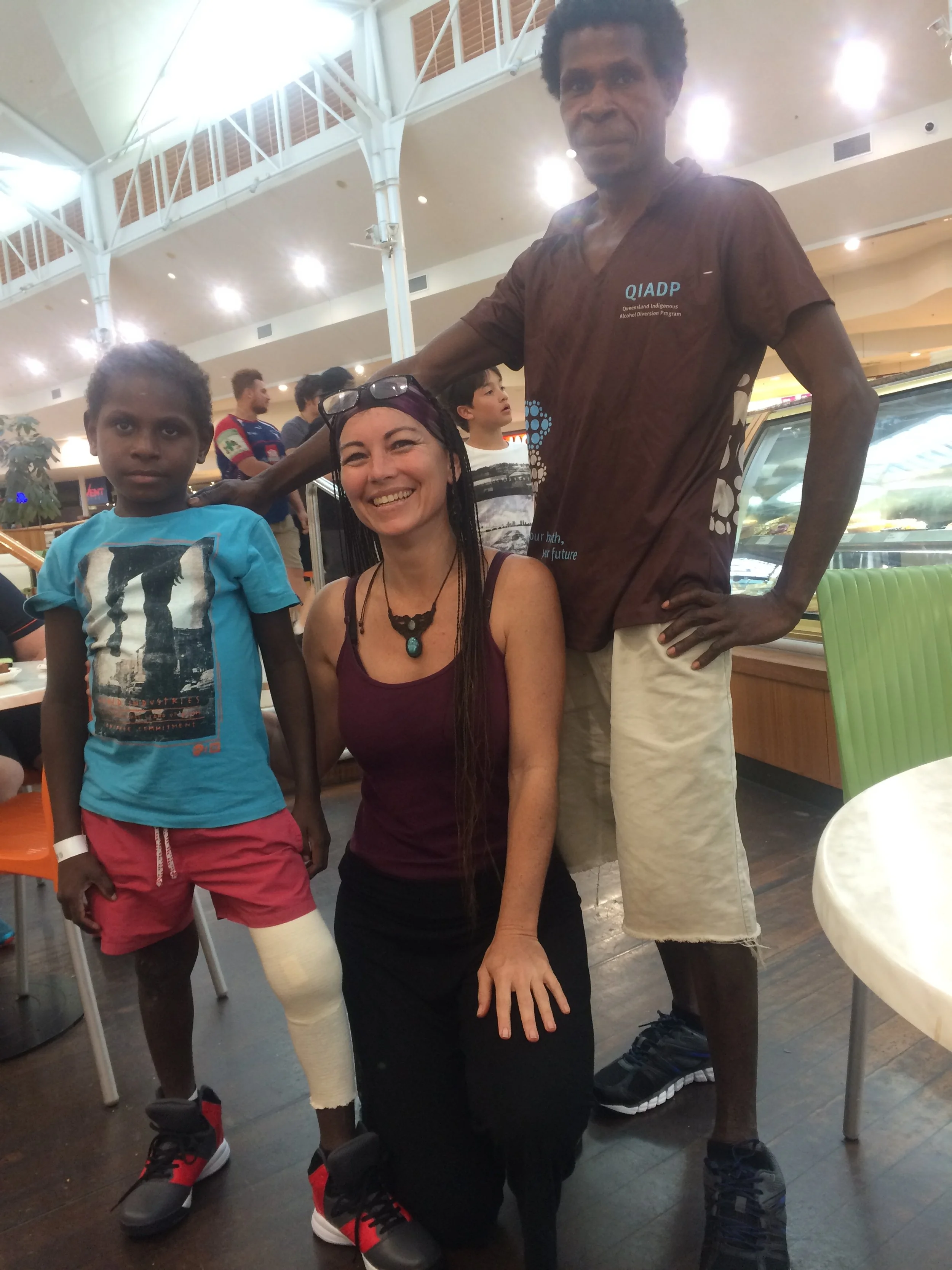 Some new shoes for this young boy and his Dad. 