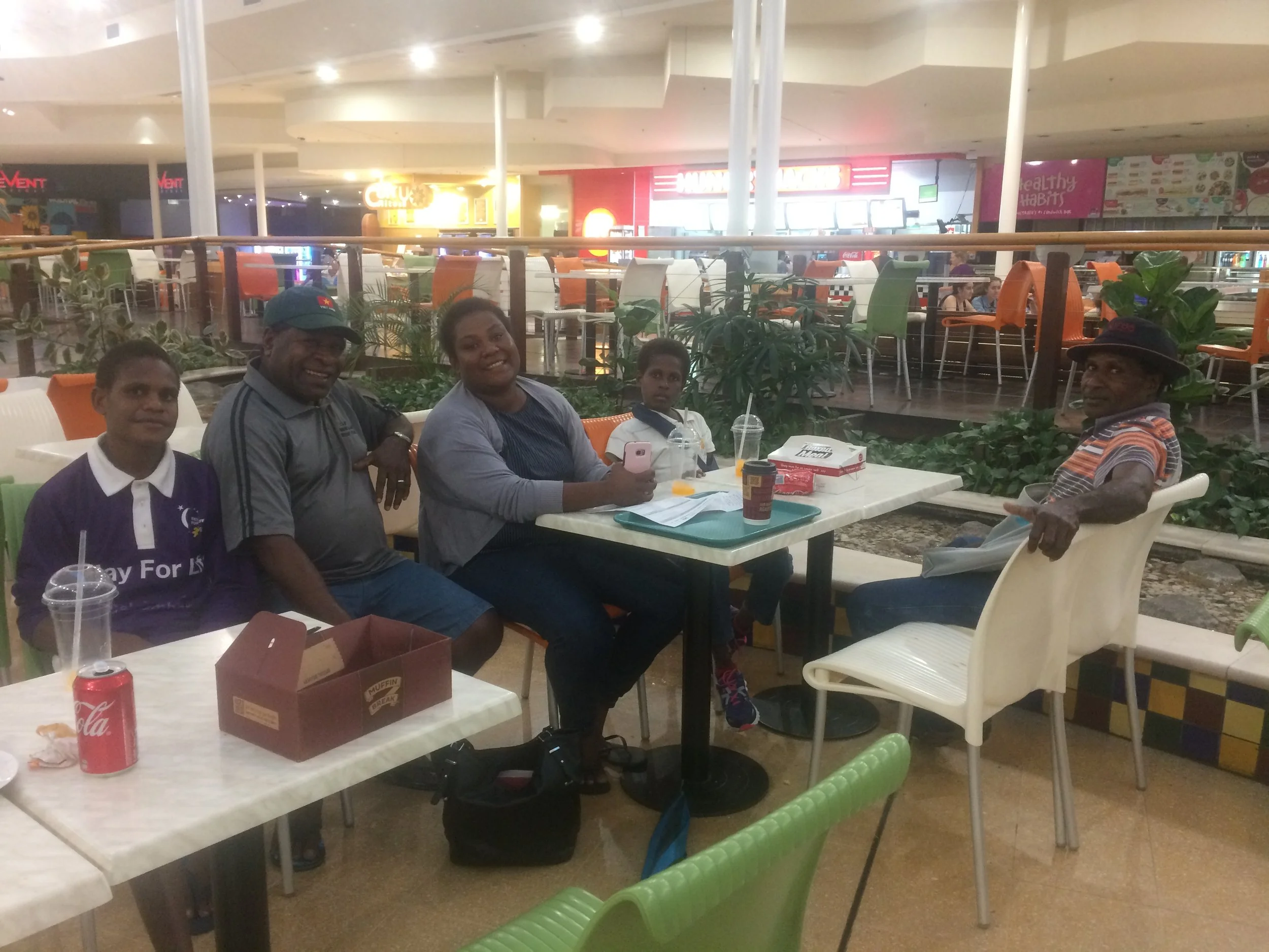 Spending some time with other PNG families living in Cairns.