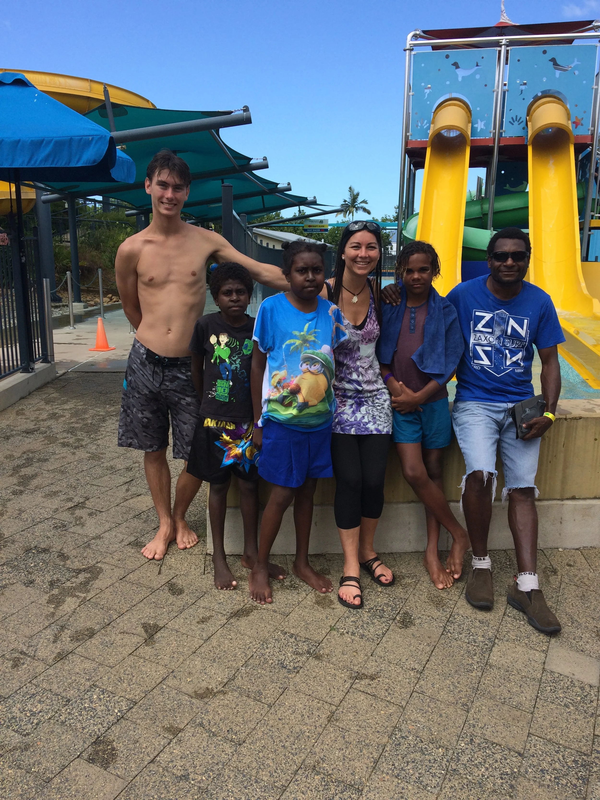 Taking a few of the patients on a day's outing to Sugarworld Adventure Park.