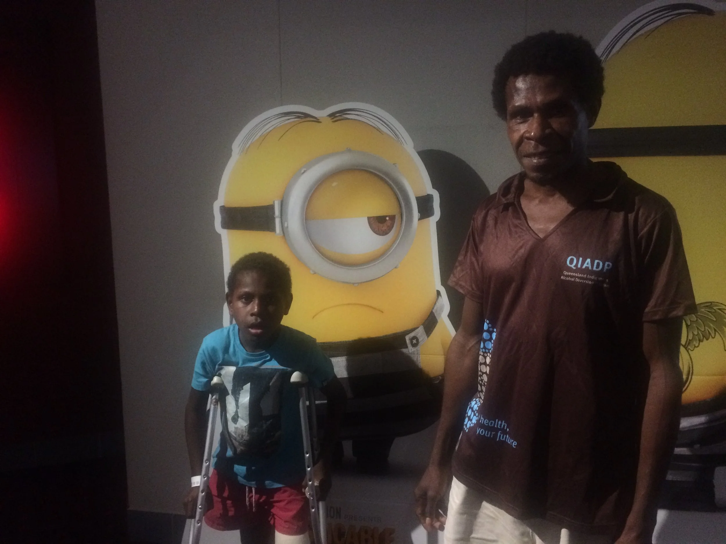 An afternoon at the cinema. 